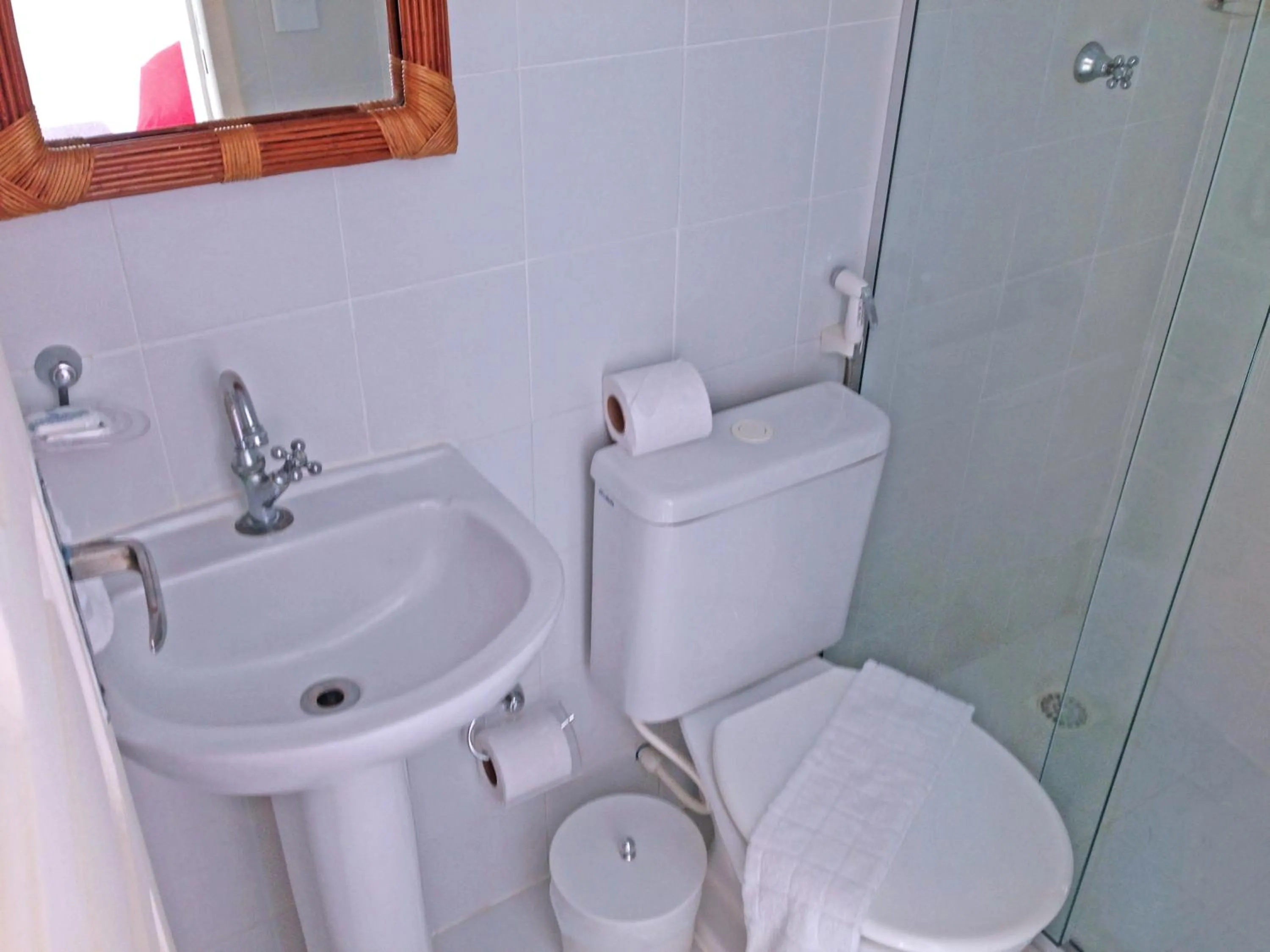 Bathroom in Pousada Aconchego