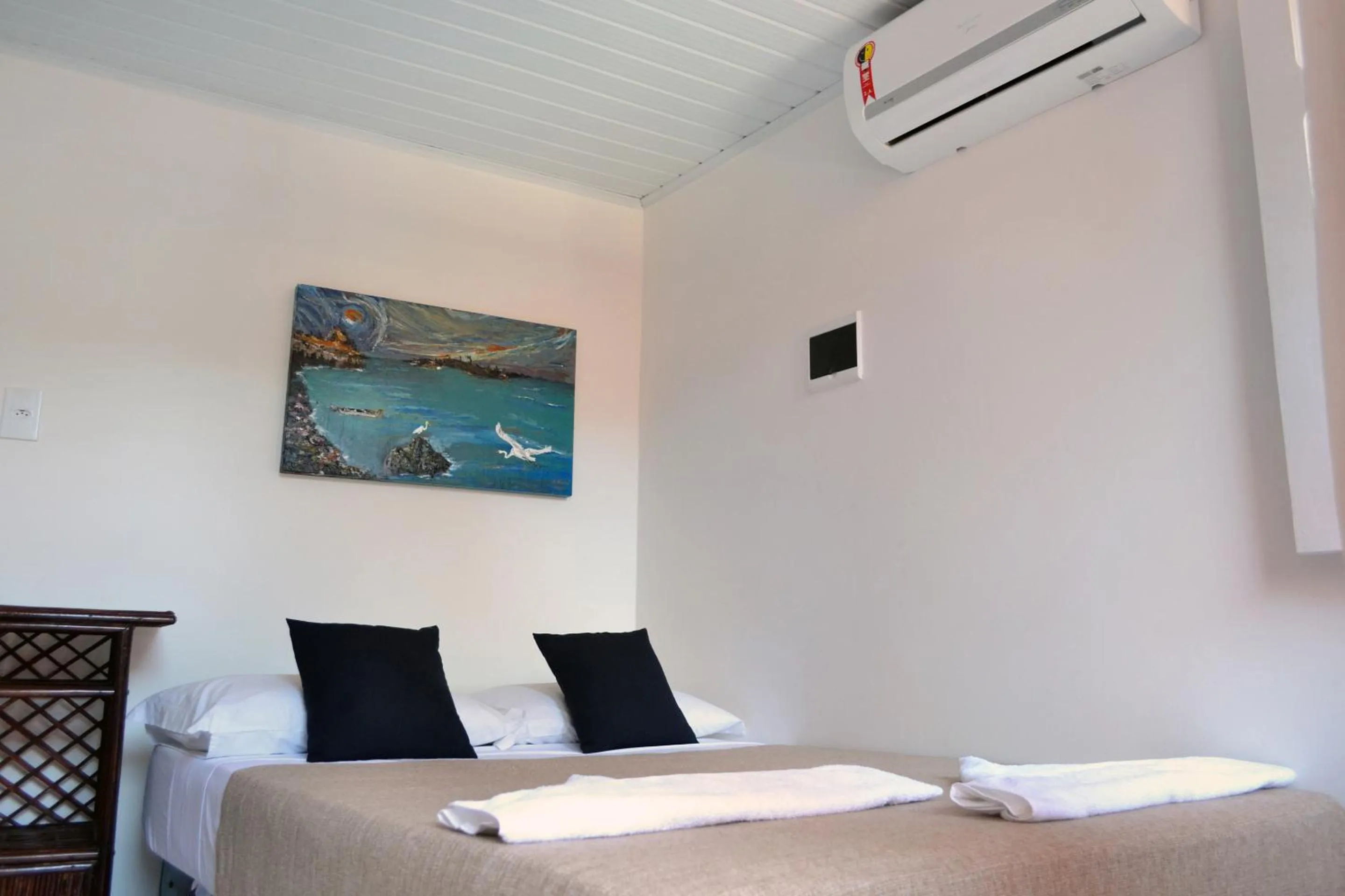 Bedroom, Bed in Pousada Aconchego