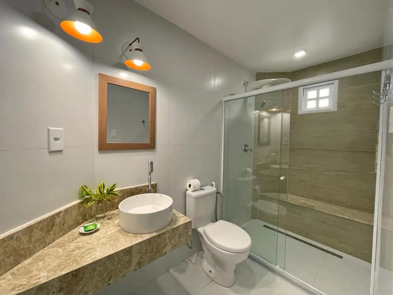 Bathroom in Pousada Aconchego