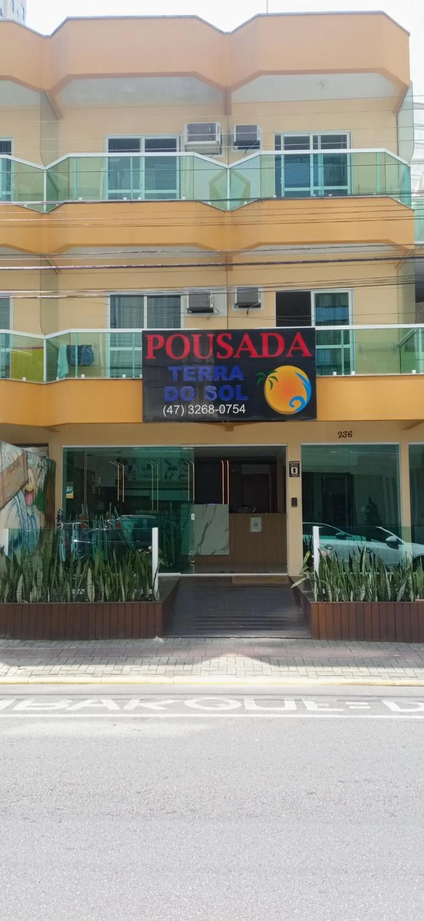 Facade/entrance in Pousada Terra do Sol