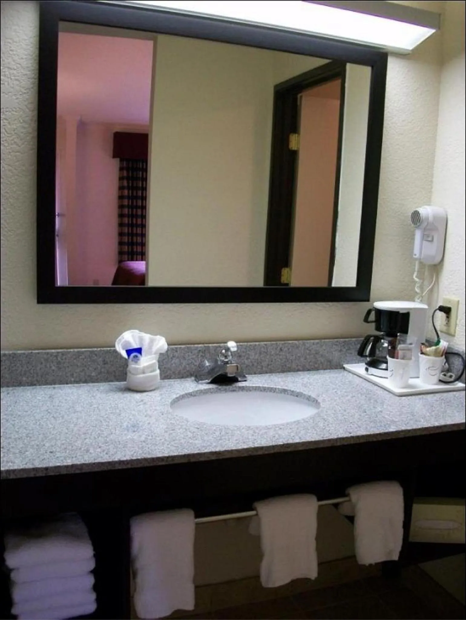Bathroom in Americas Best Value Inn Romulus/Detroit Airport