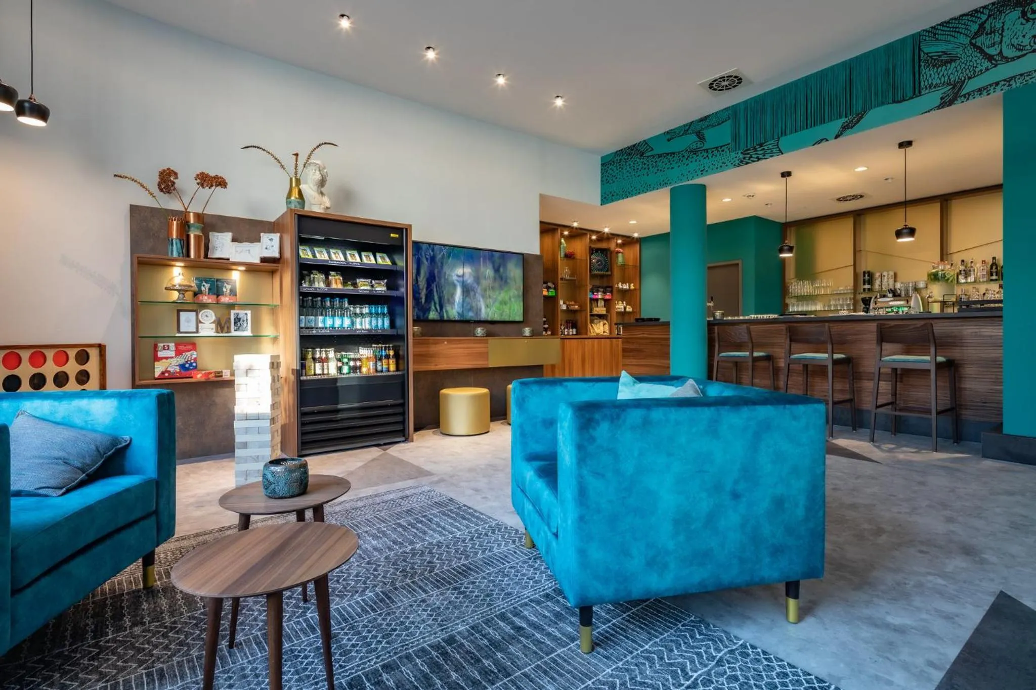 Lounge or bar in Holiday Inn - the niu, Rig Lübeck by IHG