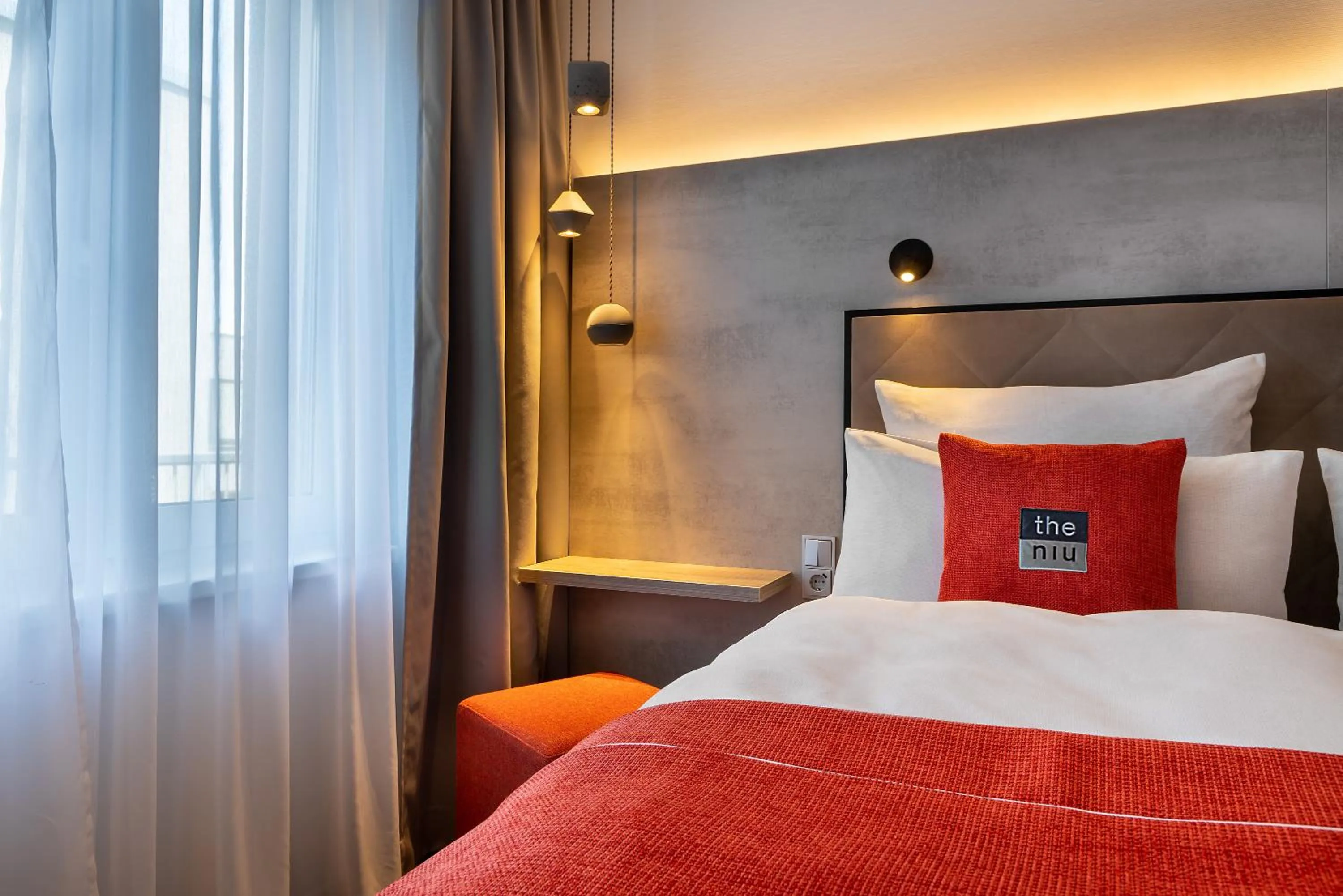 Bedroom, Bed in Holiday Inn - the niu, Hide Berlin Friedrichshain by IHG