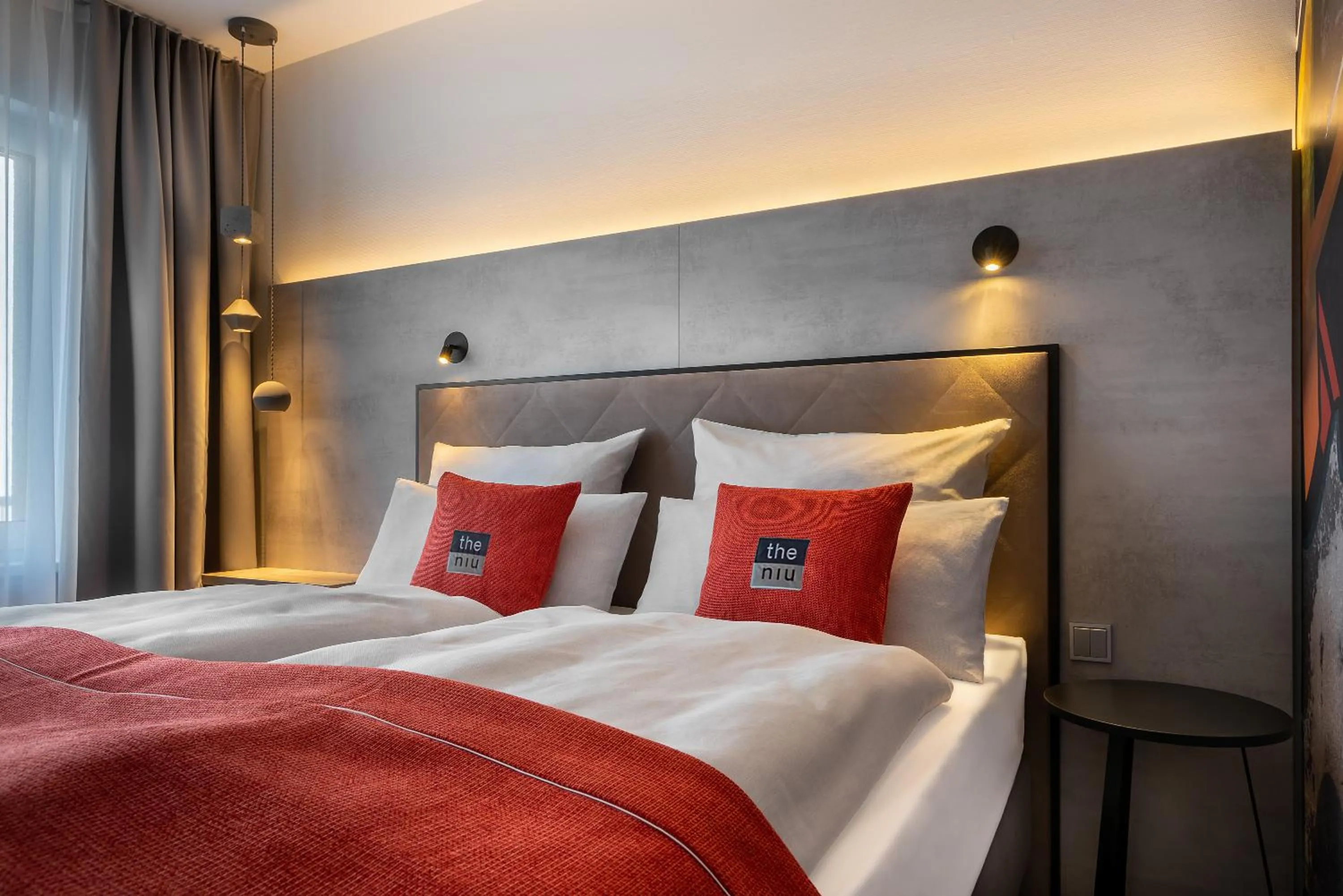 Bedroom, Bed in Holiday Inn - the niu, Hide Berlin Friedrichshain by IHG