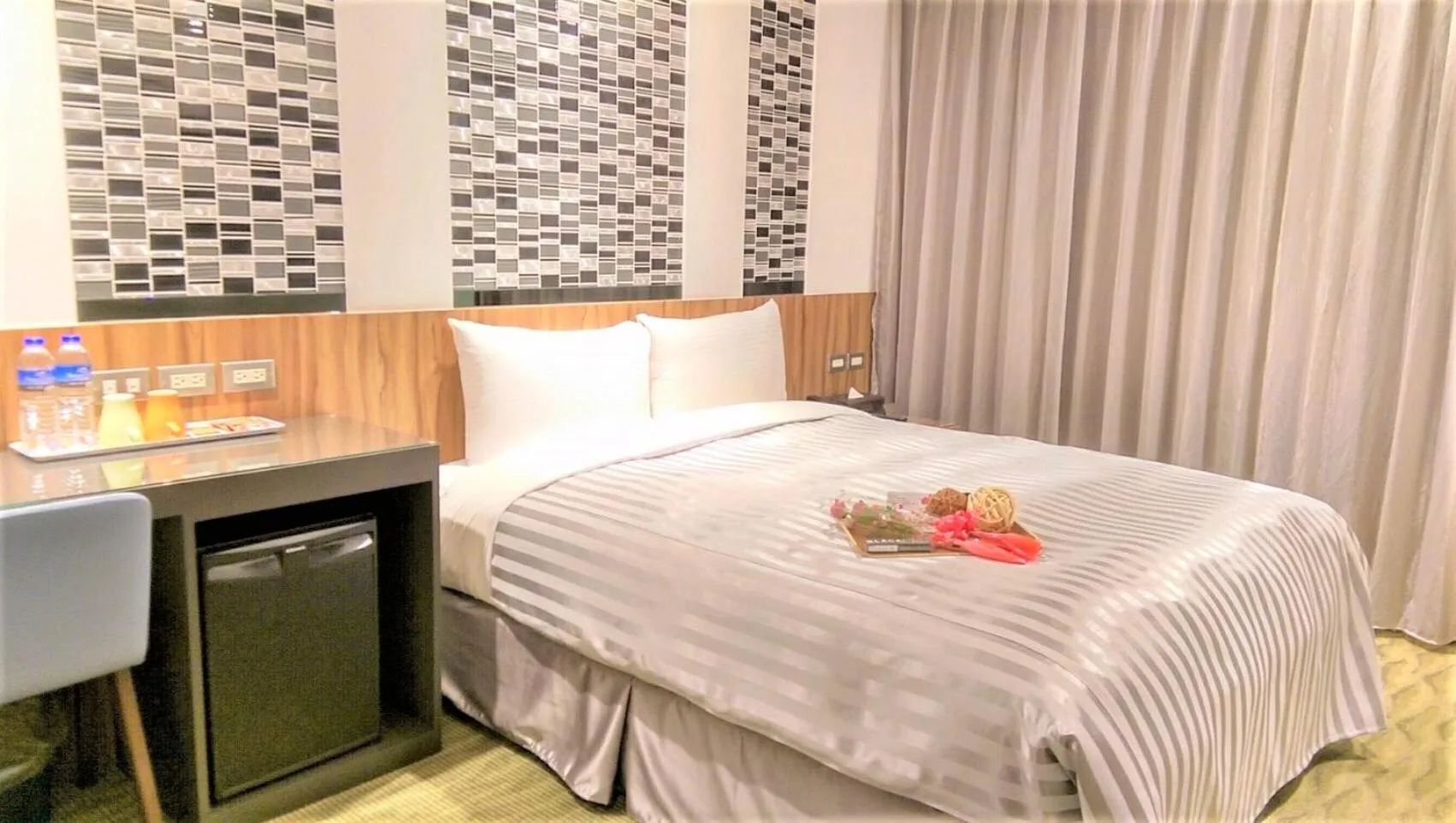 Bed in 西門大飯店 Ximen Hotel