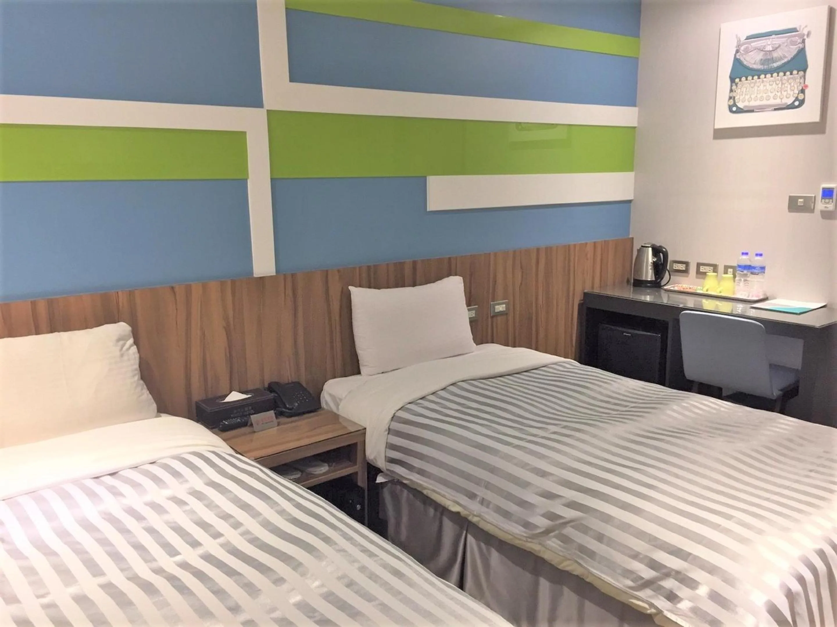 Bed in 西門大飯店 Ximen Hotel