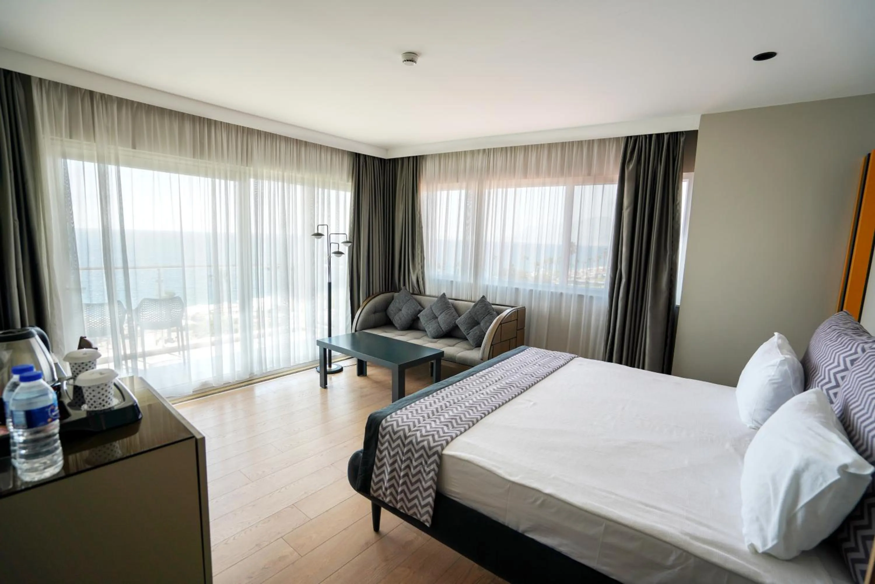 Bed in Sea City Devran Hotel & Spa