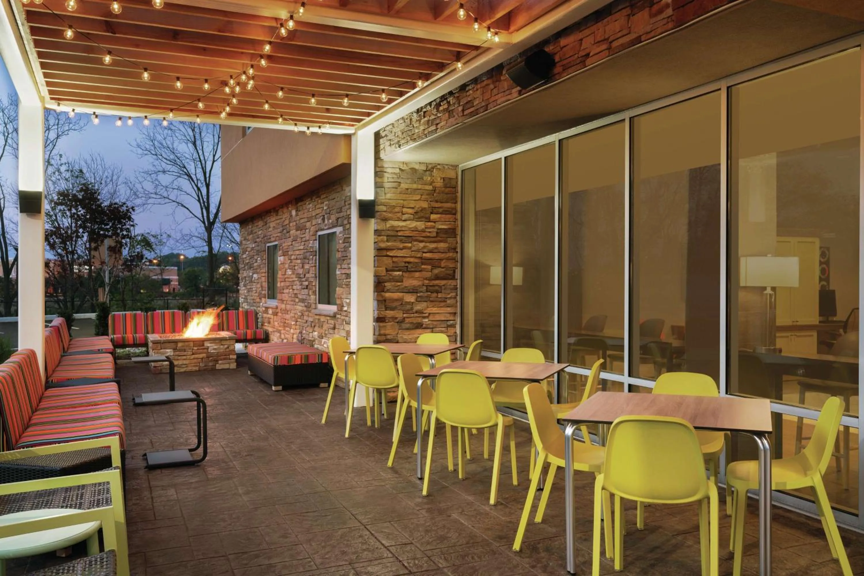 Patio in Home2 Suites By Hilton Lancaster