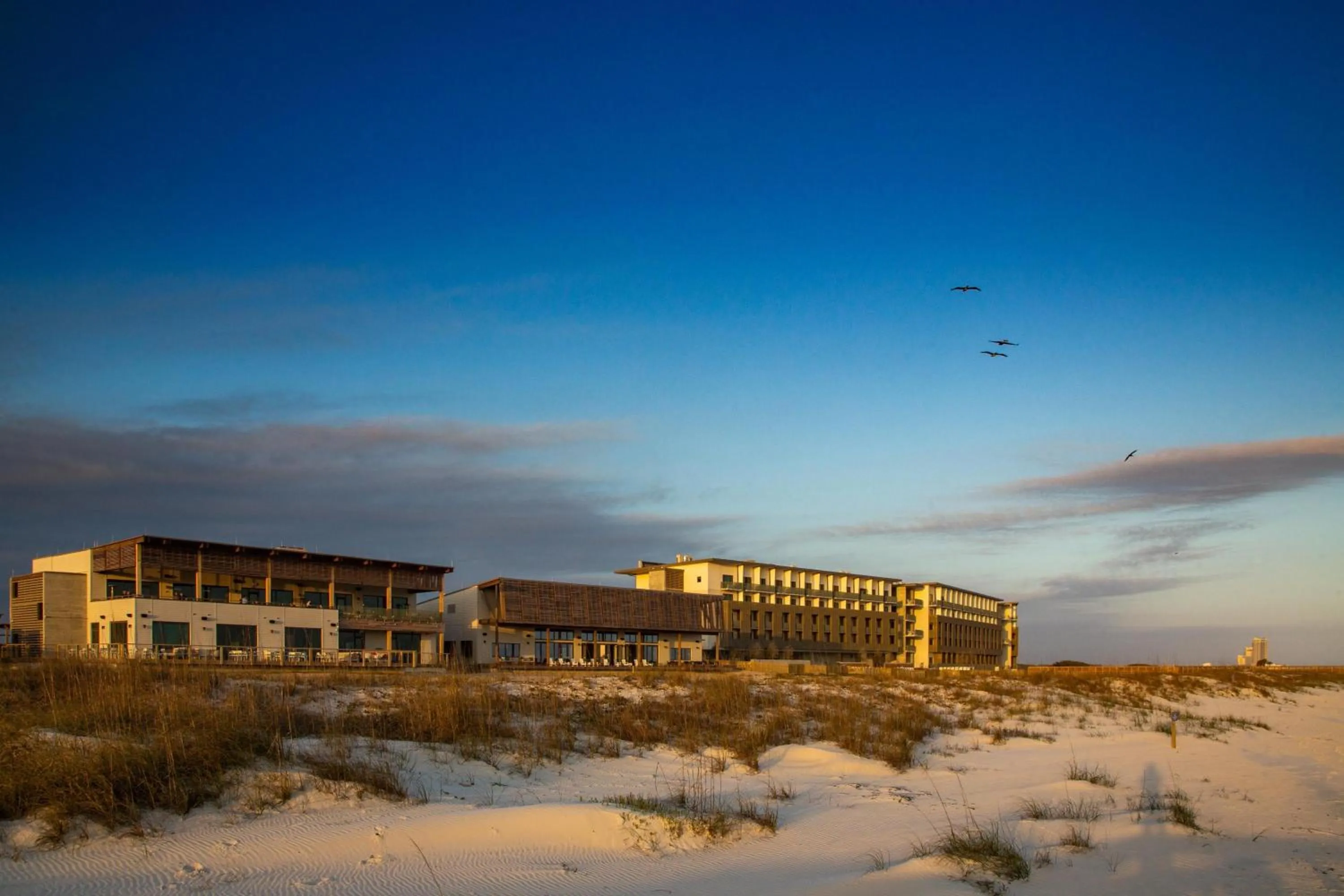 Property building in The Lodge at Gulf State Park, A Hilton Hotel