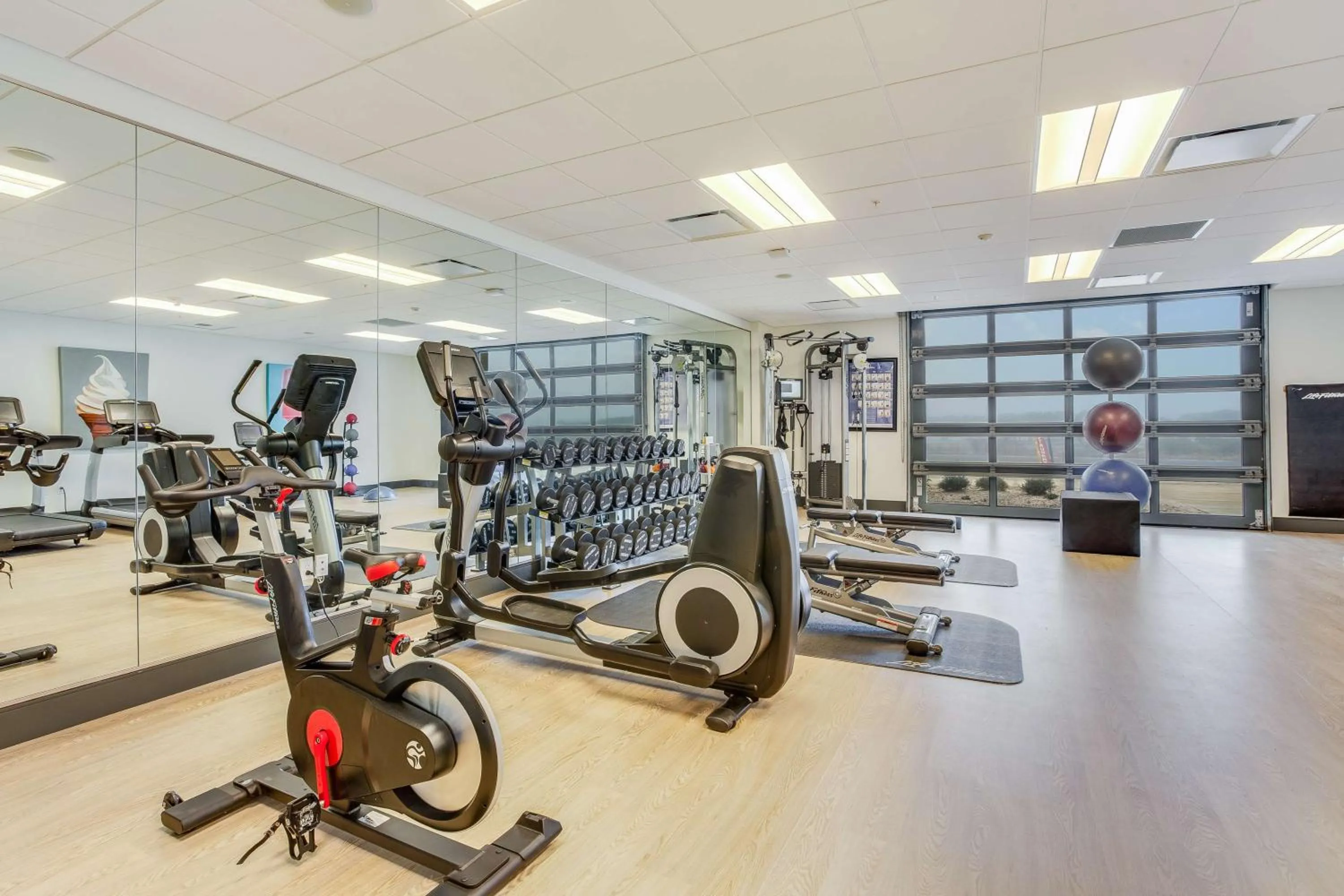 Fitness centre/facilities in The Lodge at Gulf State Park, A Hilton Hotel