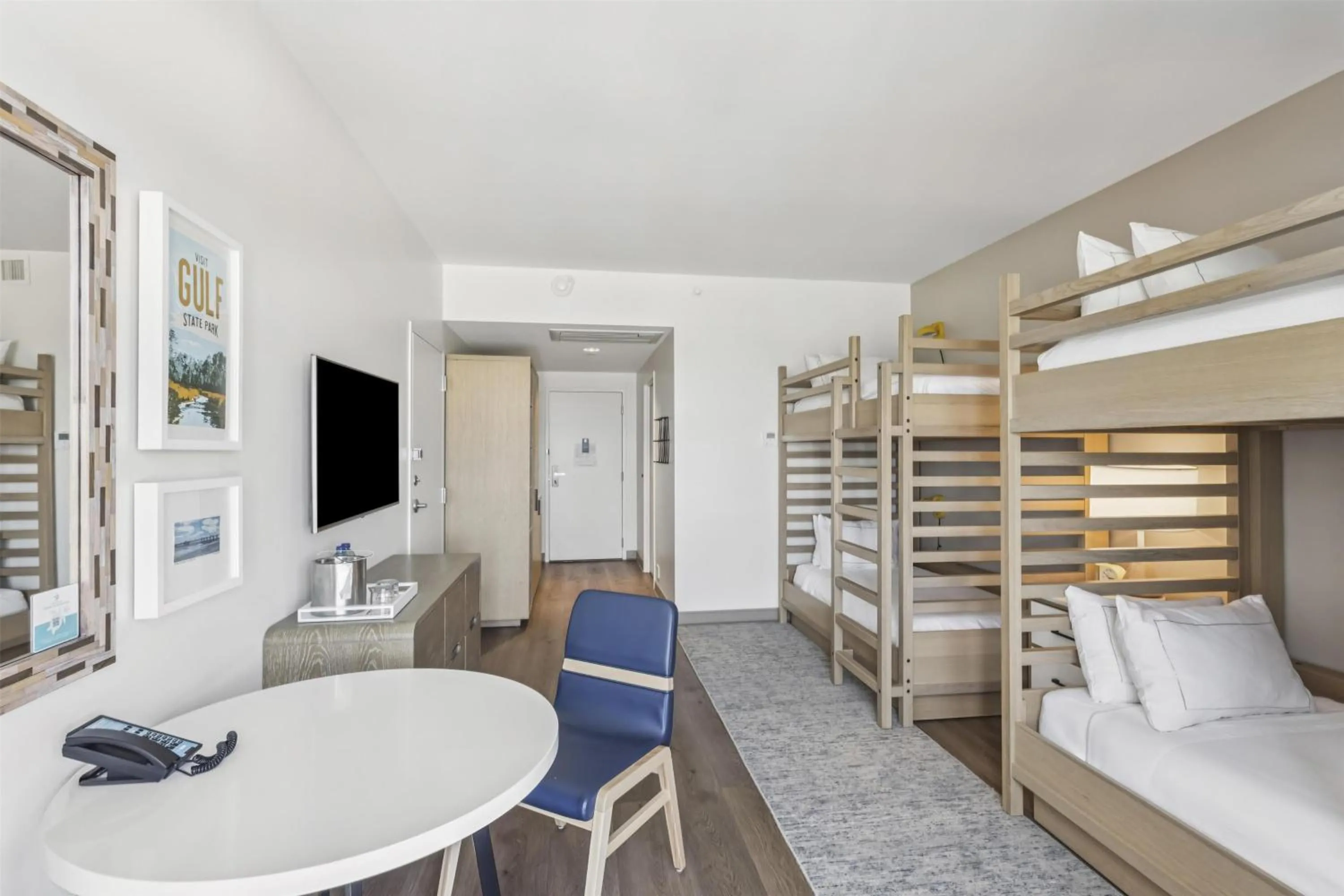 Bed in The Lodge at Gulf State Park, A Hilton Hotel