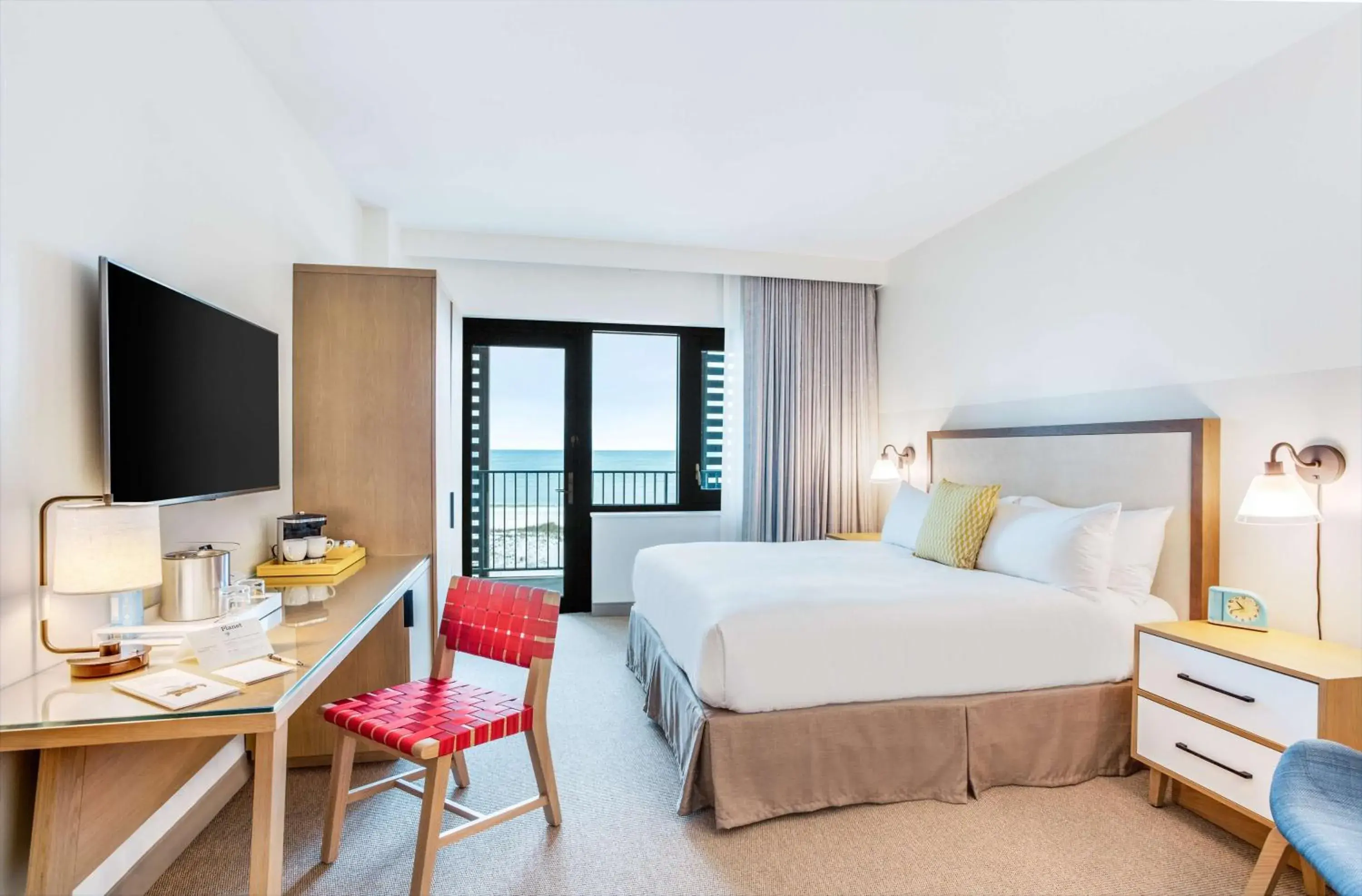 King Room with Balcony - Mobility Accessible in The Lodge at Gulf State Park, A Hilton Hotel King Room with Balcony - Mobility Accessible in The Lodge at Gulf State Park, A Hilton Hotel