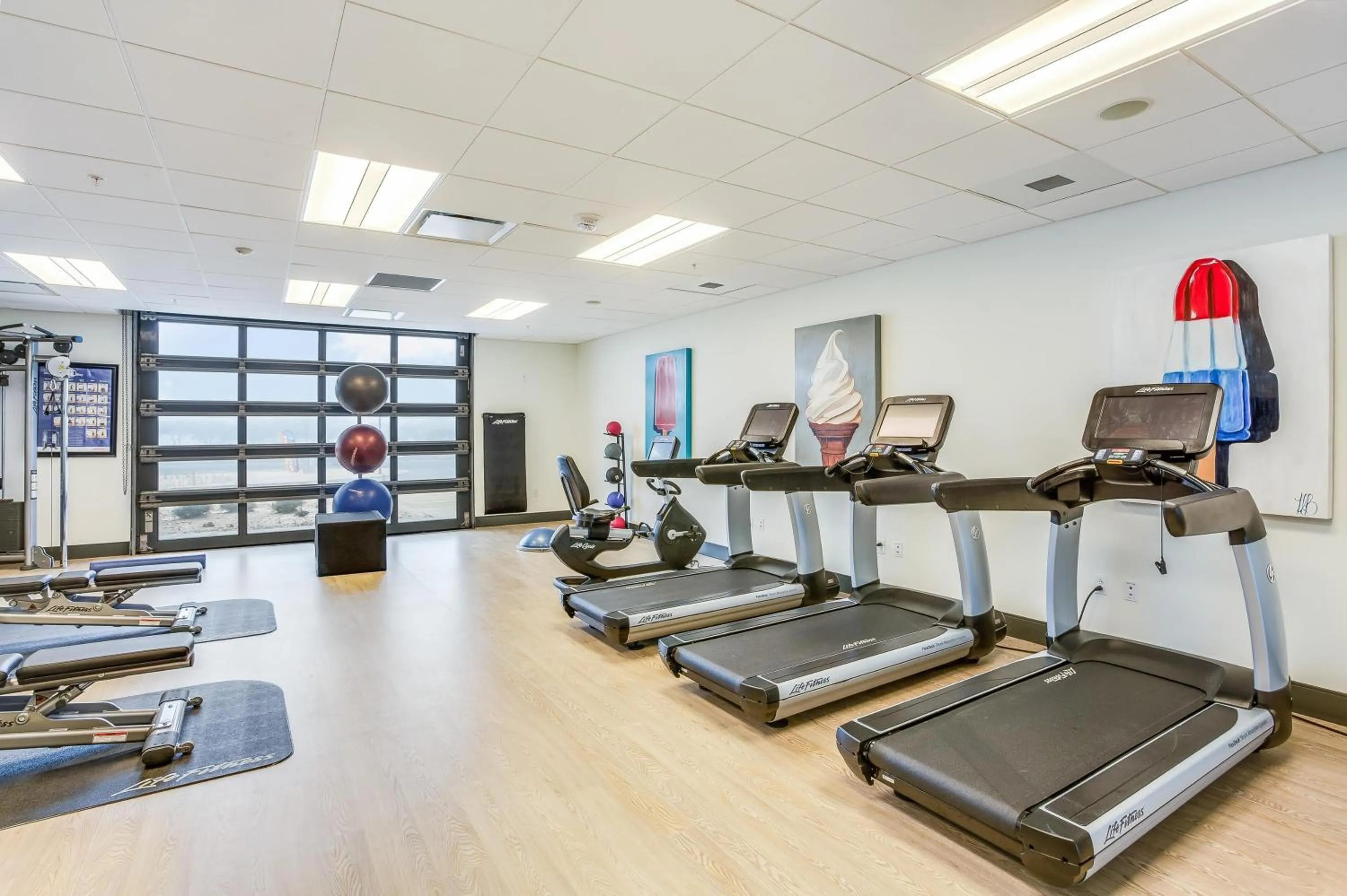 Fitness centre/facilities in The Lodge at Gulf State Park, A Hilton Hotel
