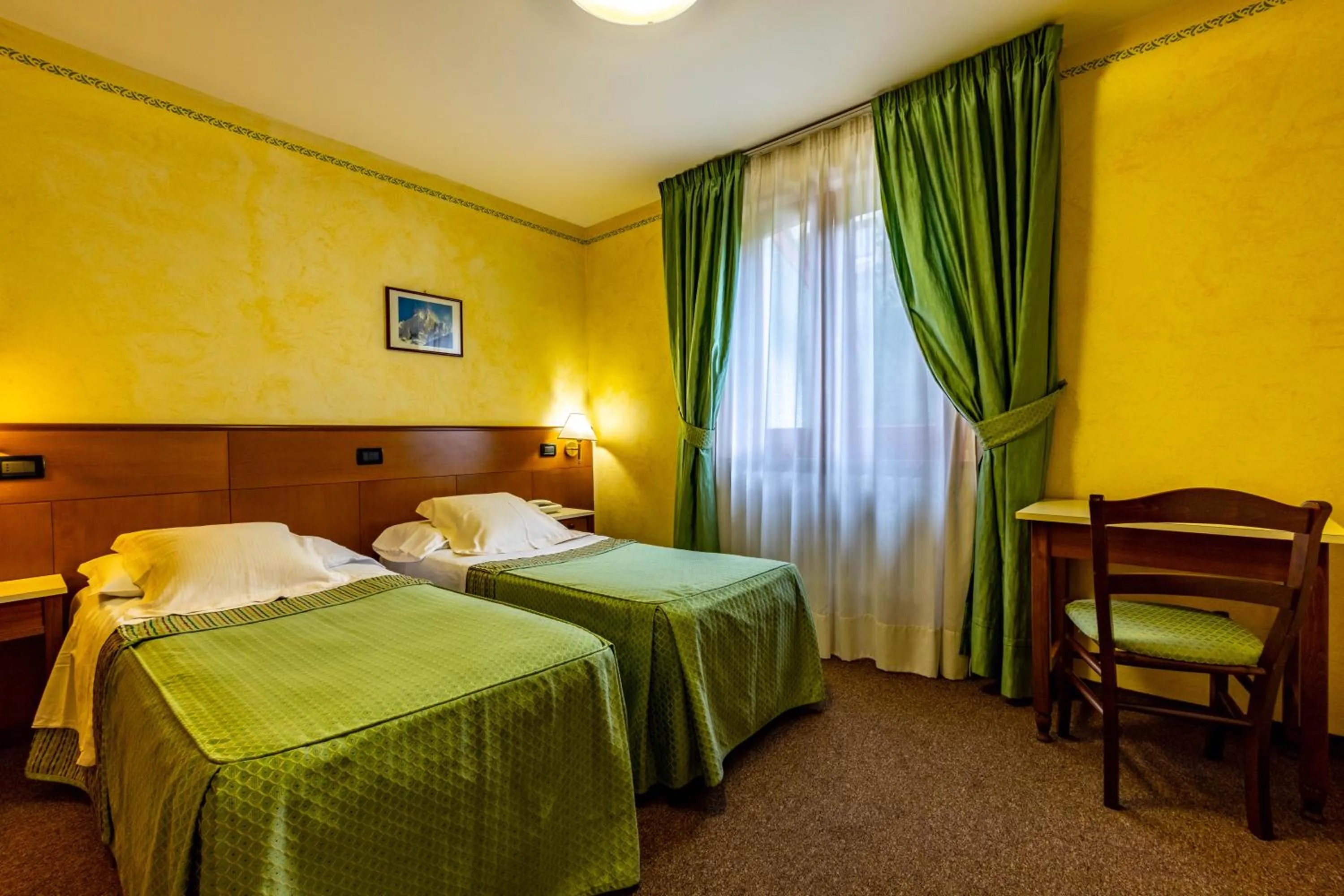 Bedroom, Bed in Hotel Beau Sejour Pré-Saint-Didier