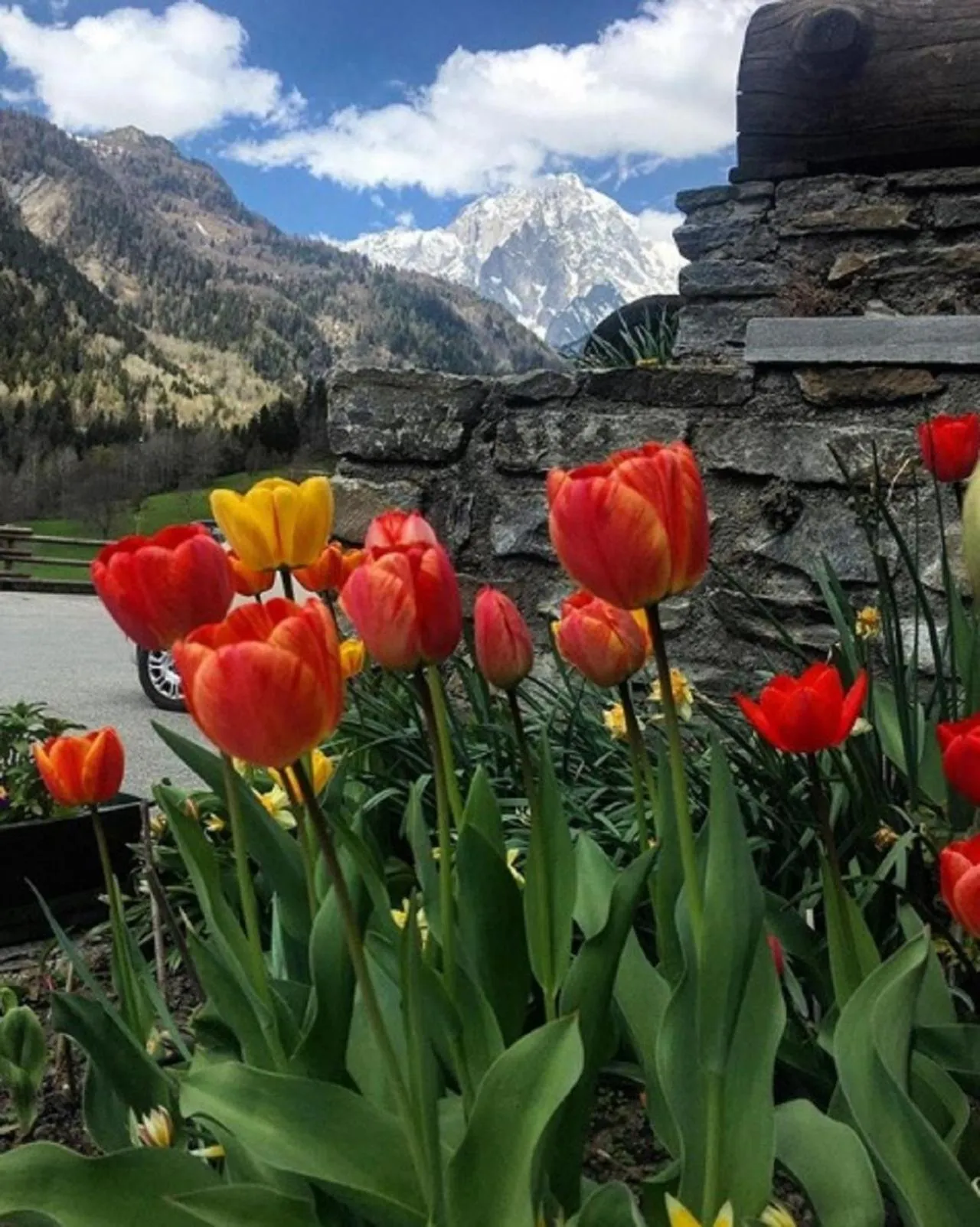 Mountain view in Hotel Beau Sejour Pré-Saint-Didier