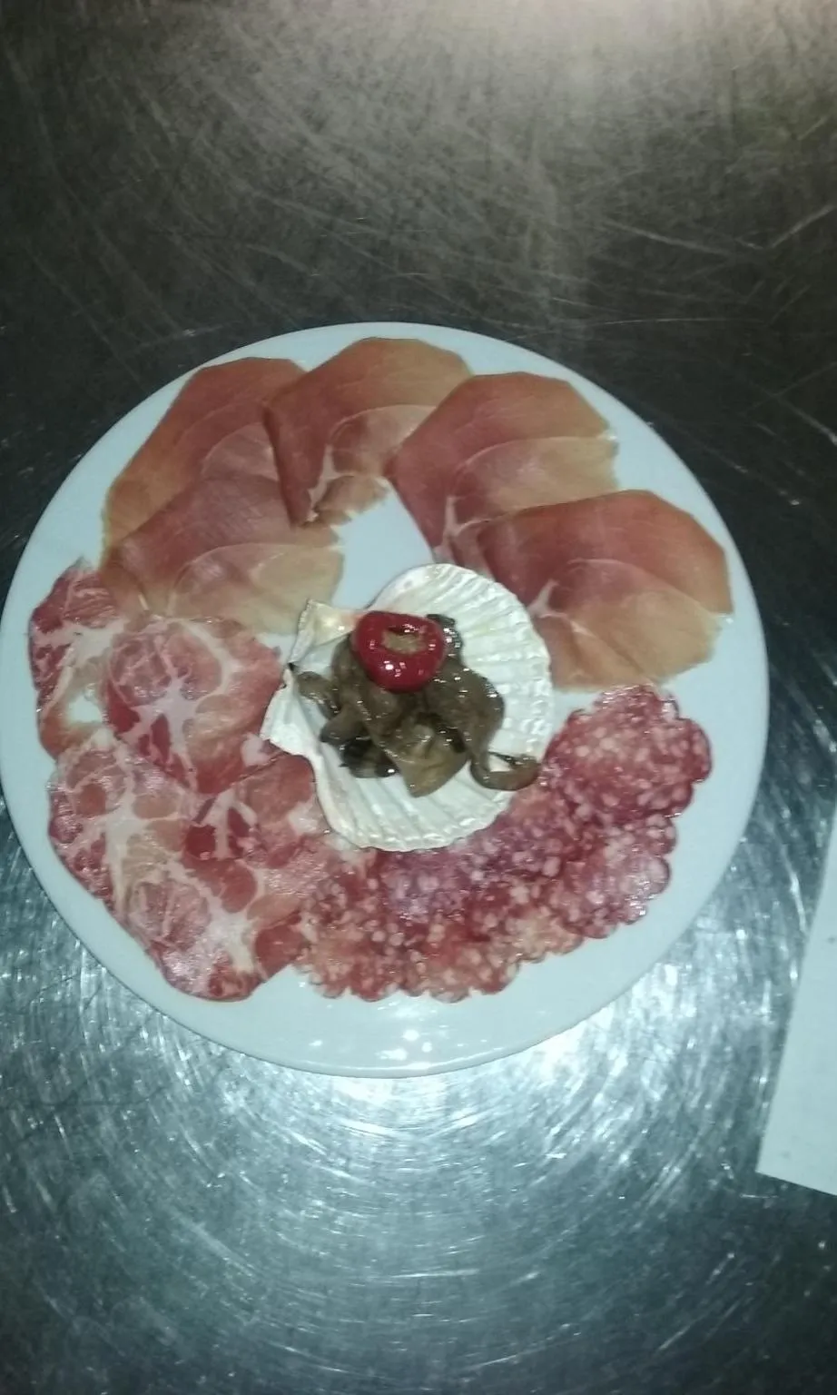 Food close-up in Hotel Mosca