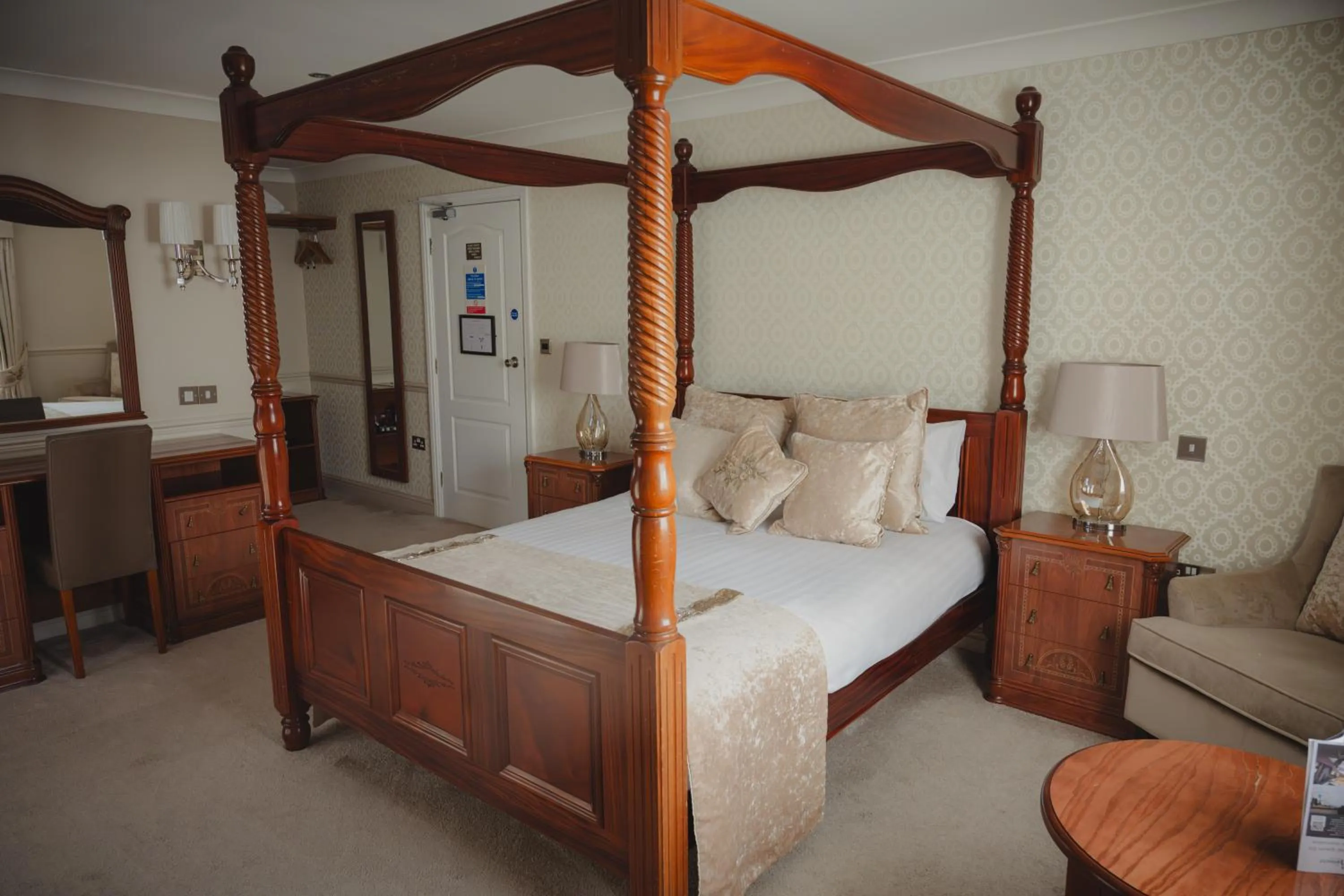 Bed in The Ashbourne Hotel, BW Signature Collection