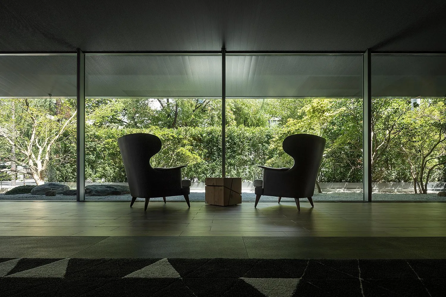 Communal lounge/ TV room in Cross Hotel Kyoto