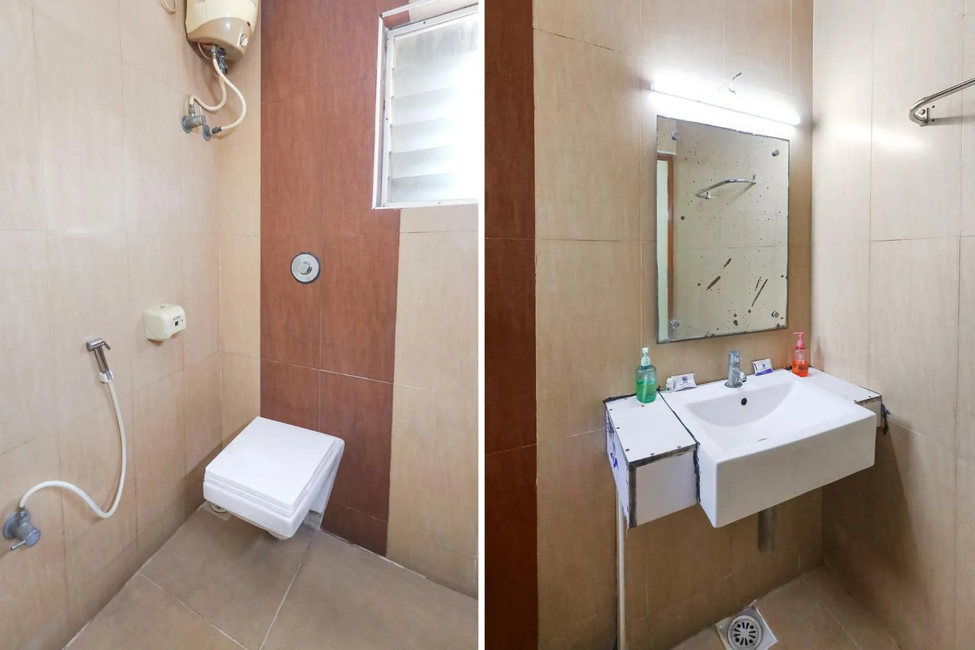 Bathroom in Fabhotel Prime Mahalaya Residency - Nr Pallavaram Railway Station