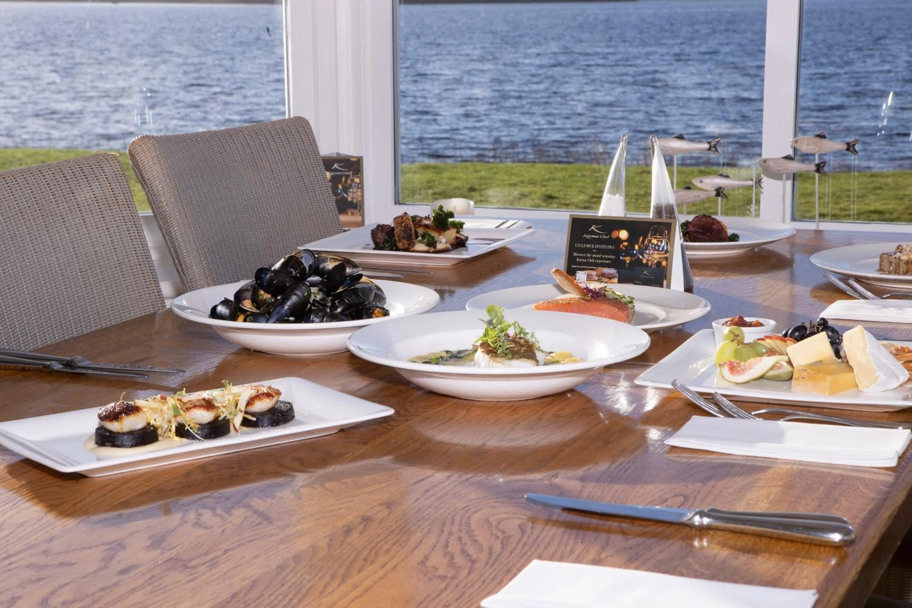 Food close-up in Karma Lake Of Menteith Hotel