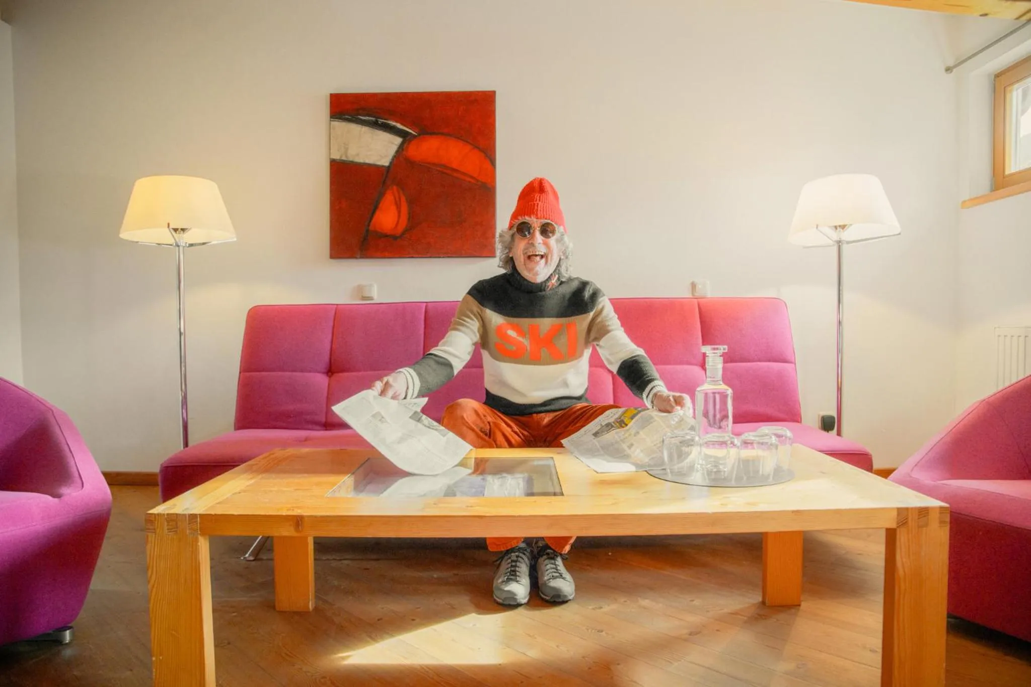 Living room in Hotel Glemmtalerhof