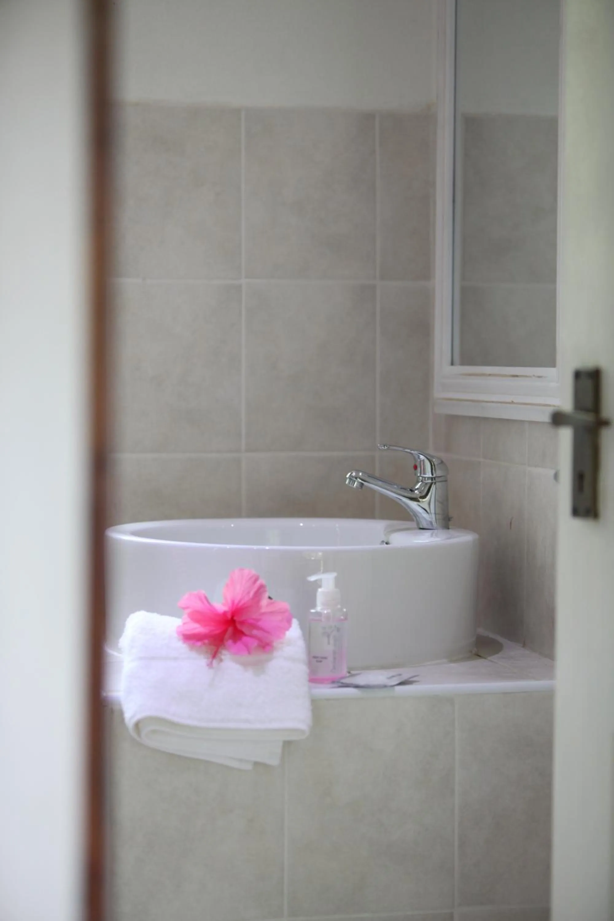 Bathroom in Emdoneni Lodge with Zululand Cat Conservation Project