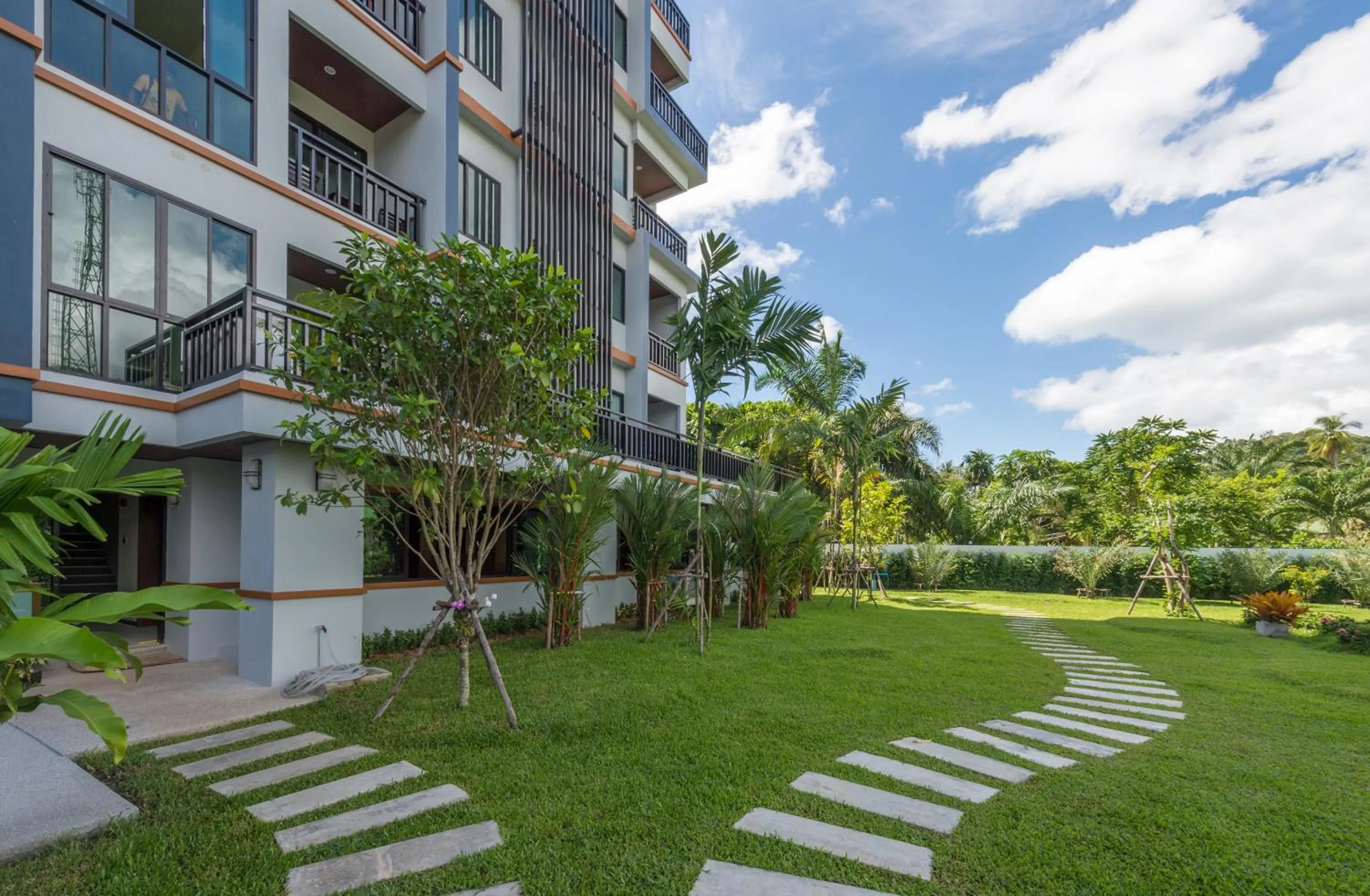 Garden view in Andaman Breeze Resort