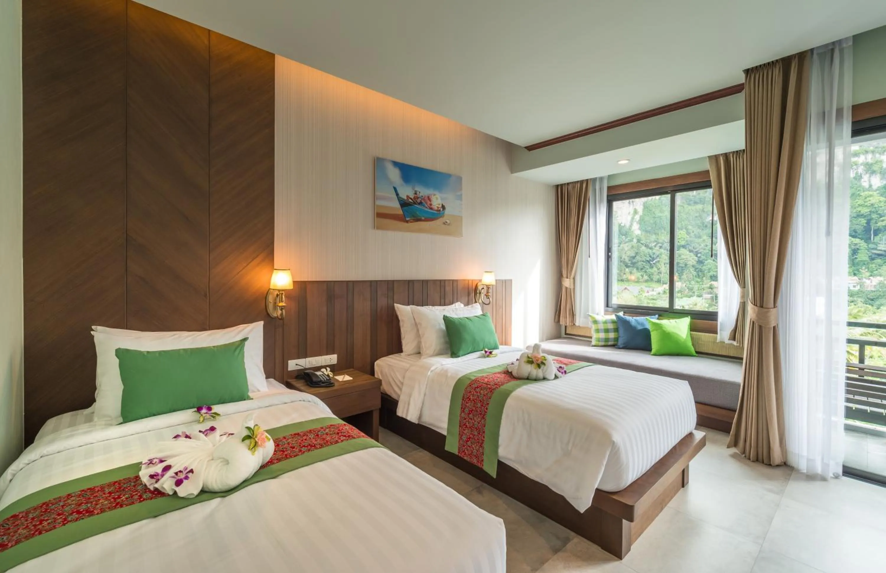 Photo of the whole room, Bed in Andaman Breeze Resort