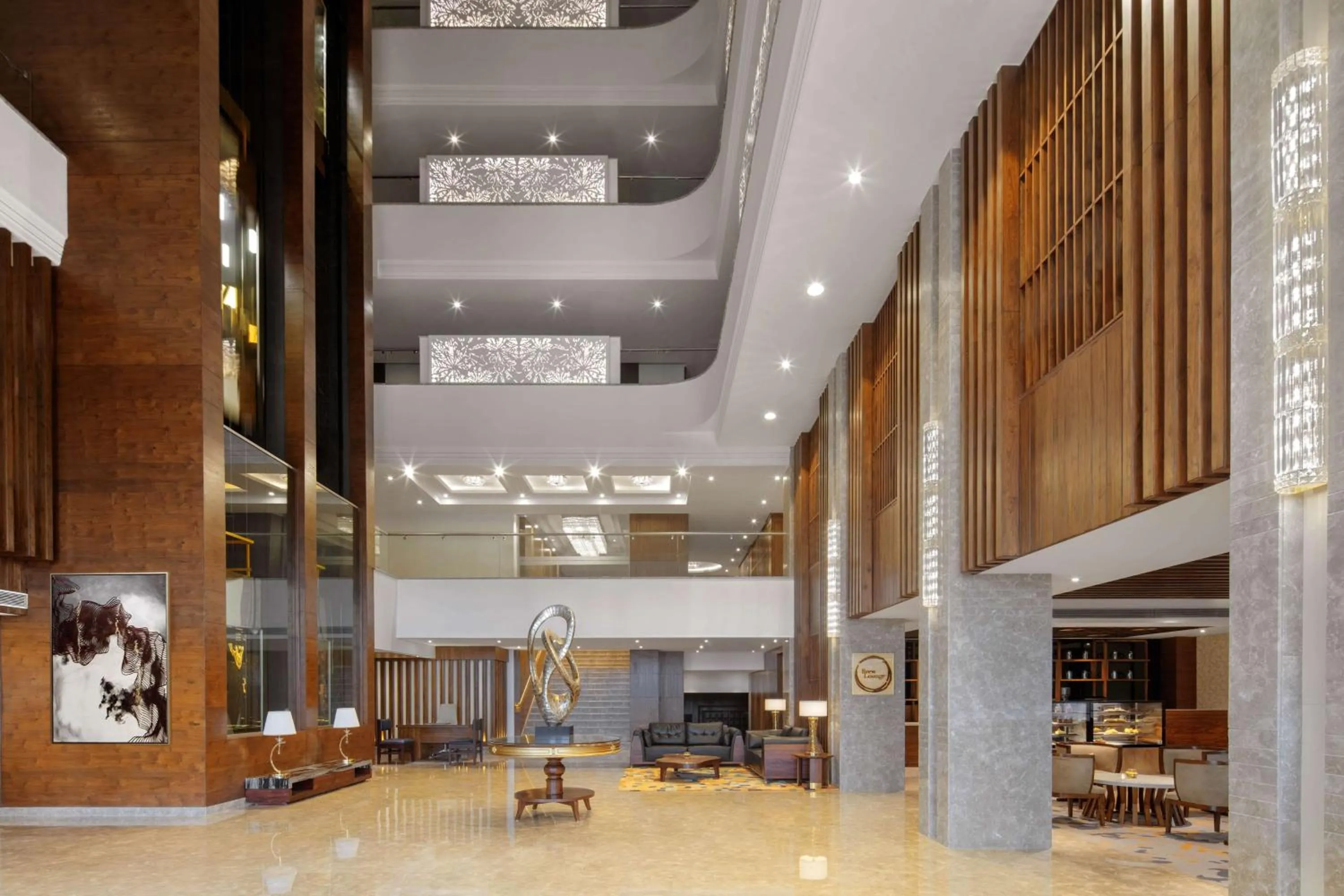 Lobby or reception in Radisson Chandigarh Zirakpur