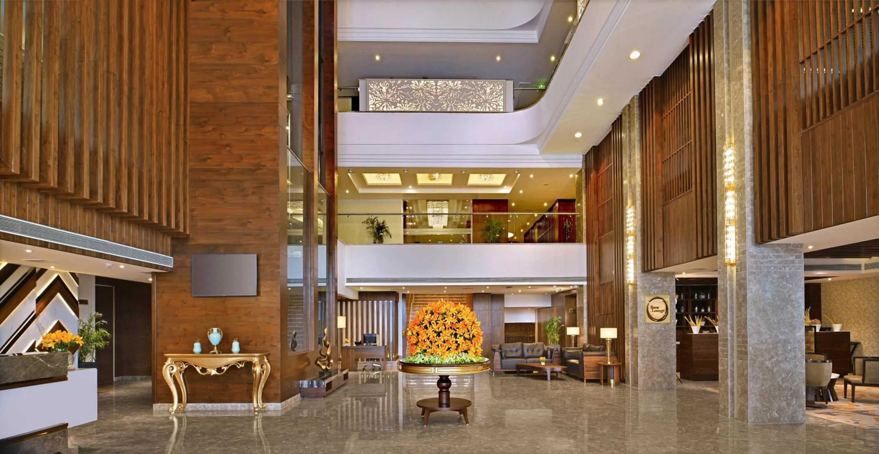 Lobby or reception in Radisson Chandigarh Zirakpur
