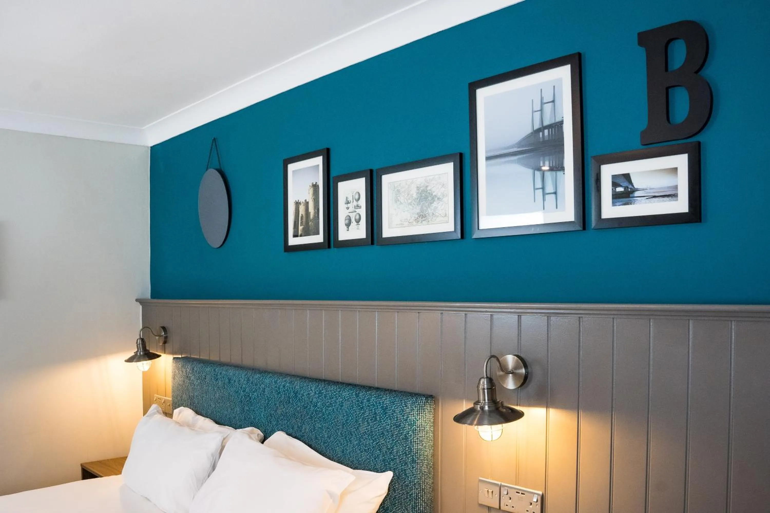 Decorative detail, Bed in Almondsbury Interchange Hotel