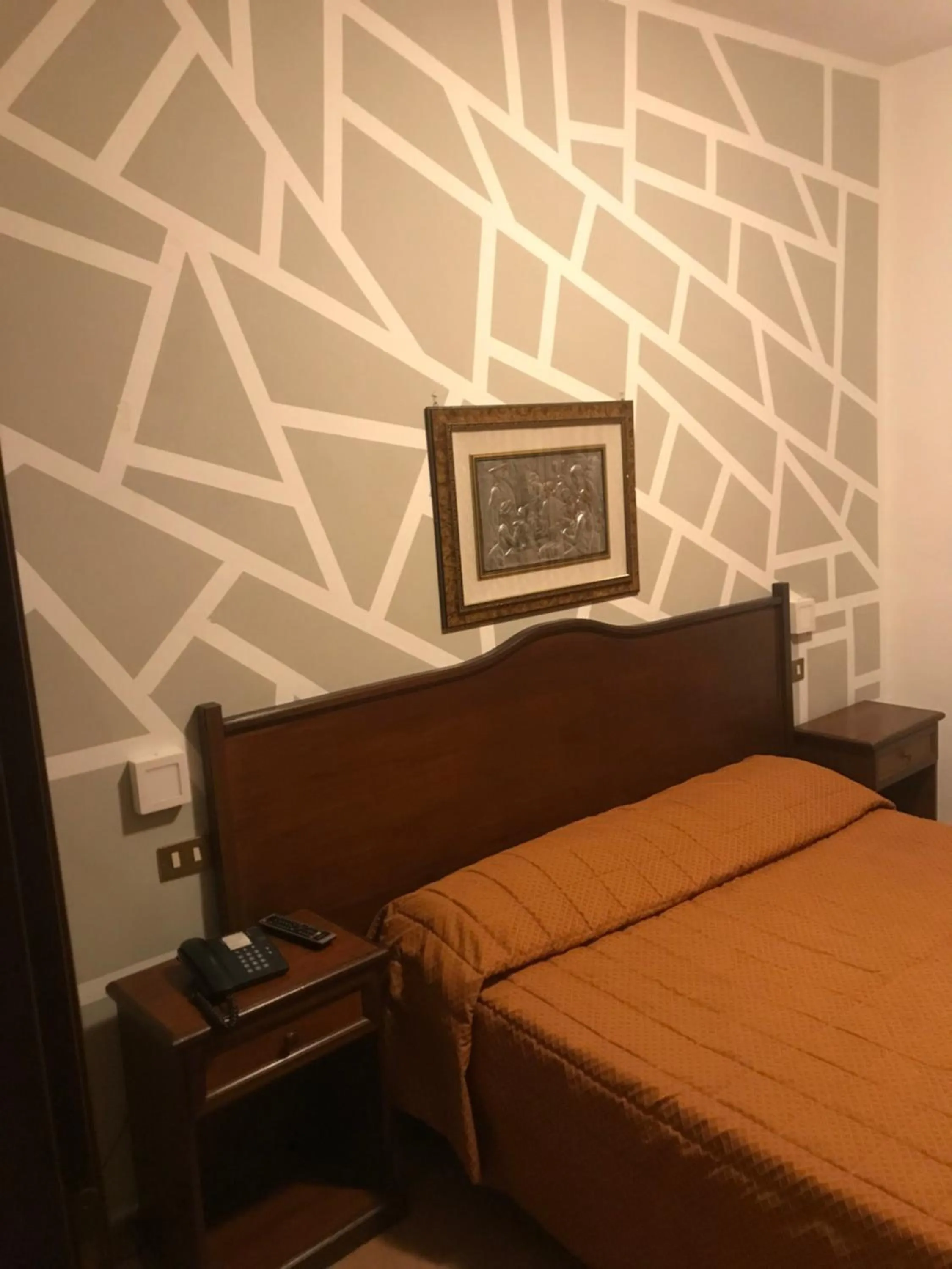 Bed in Hotel Chopin