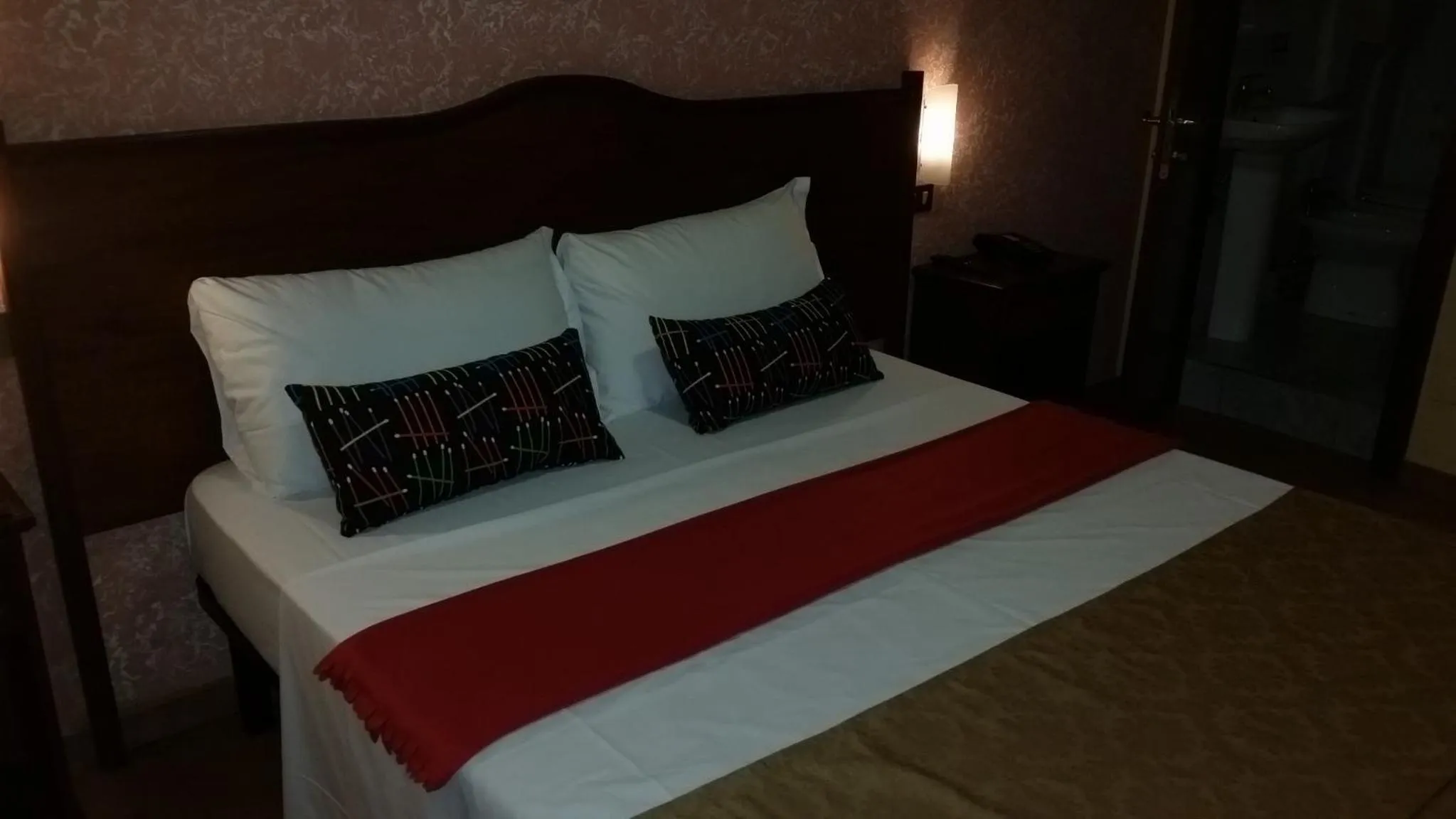 Decorative detail, Bed in Hotel Chopin