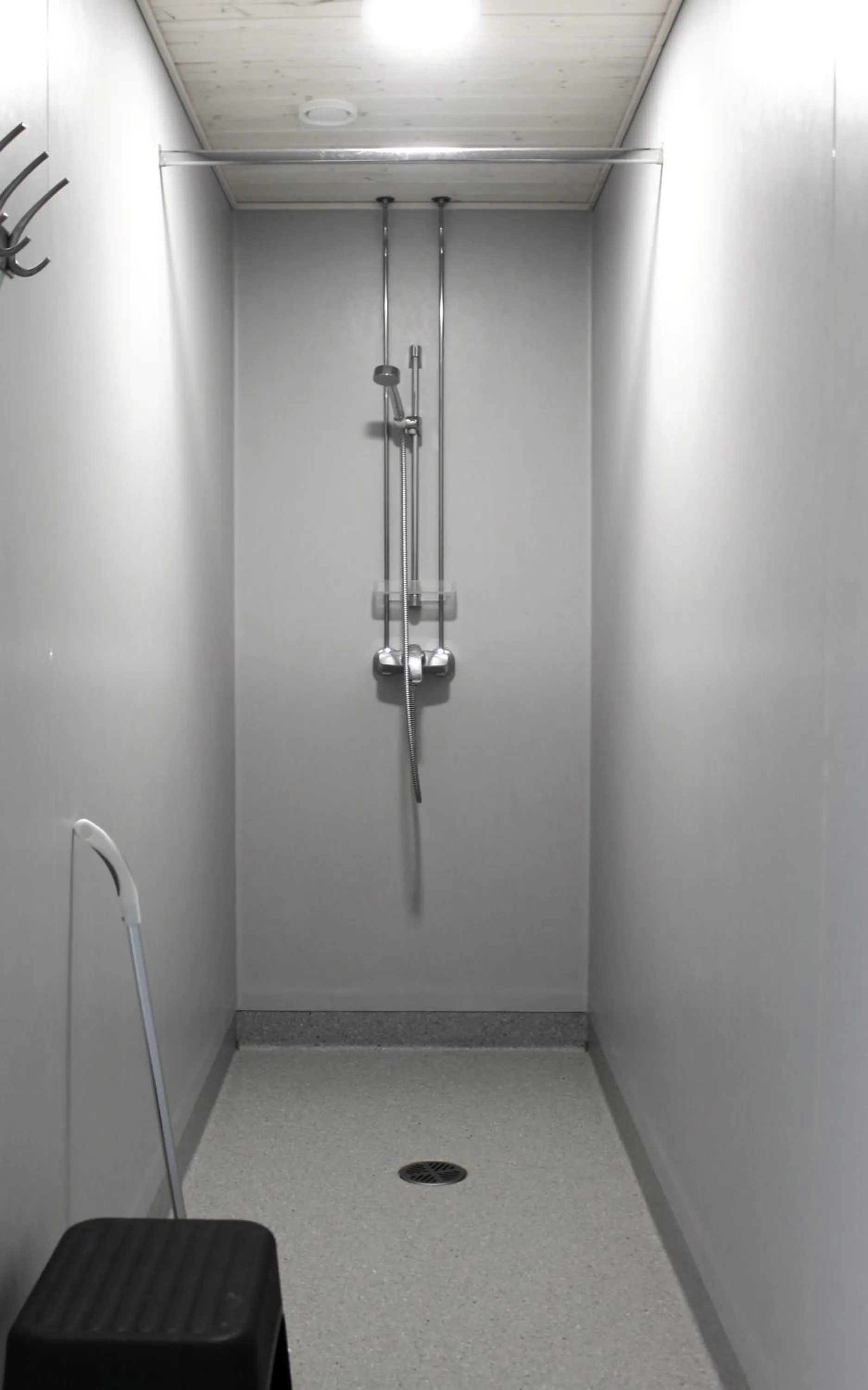 Shower in Ivalo River Camping