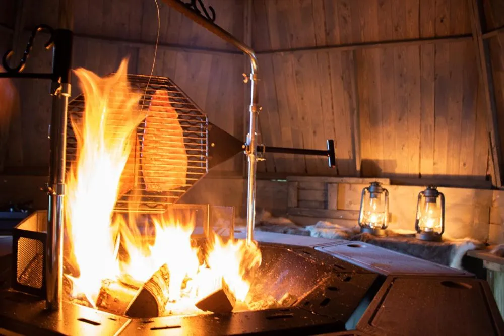 BBQ facilities in Ivalo River Camping