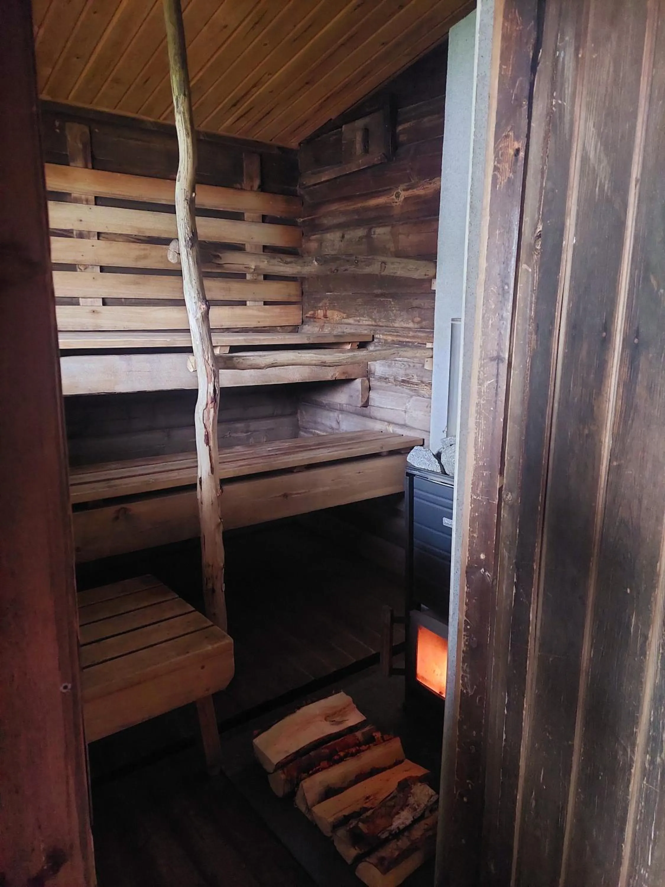Sauna in Ivalo River Camping
