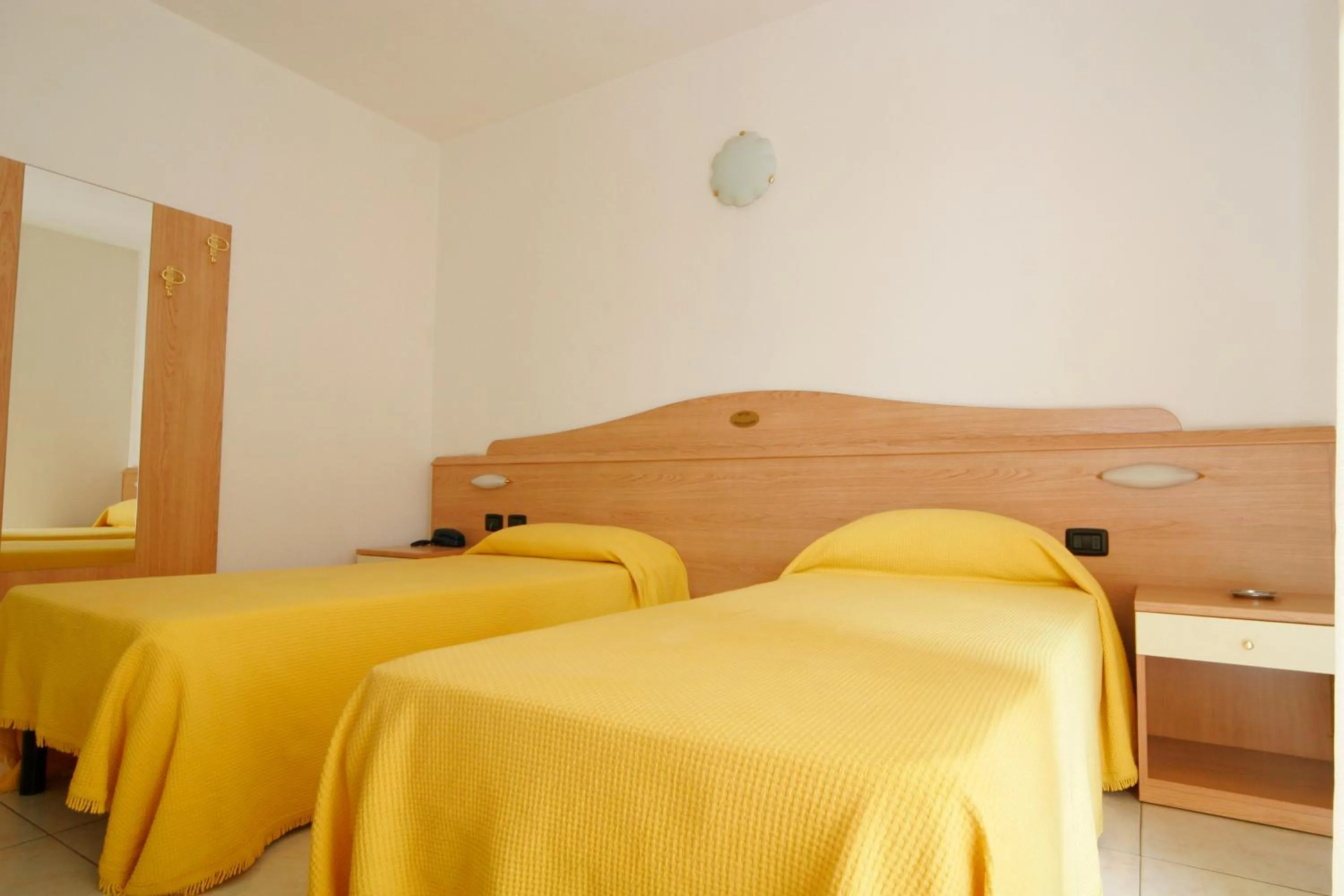 Bed in Motel Monterosa
