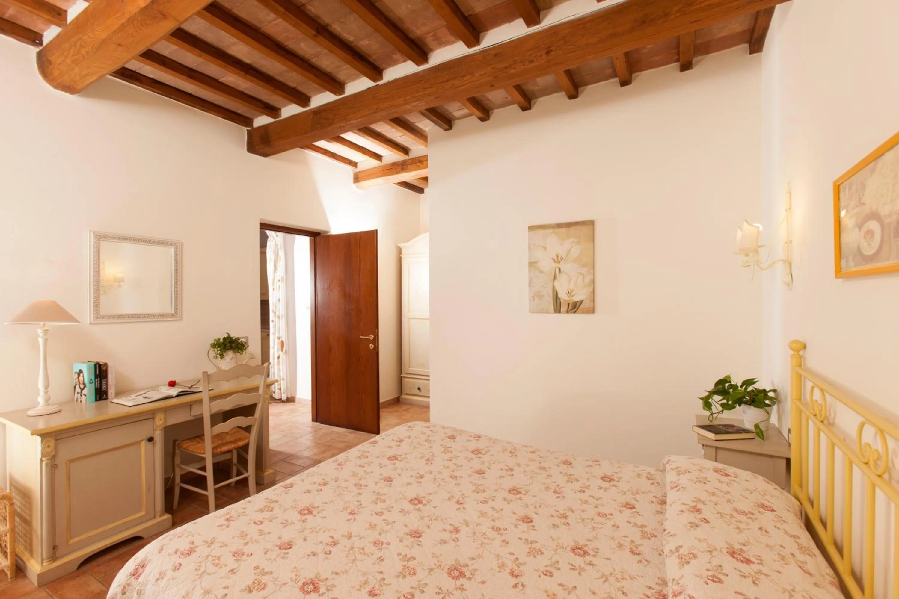 Bedroom, Bed in Bio Agriturismo Le Cascatelle