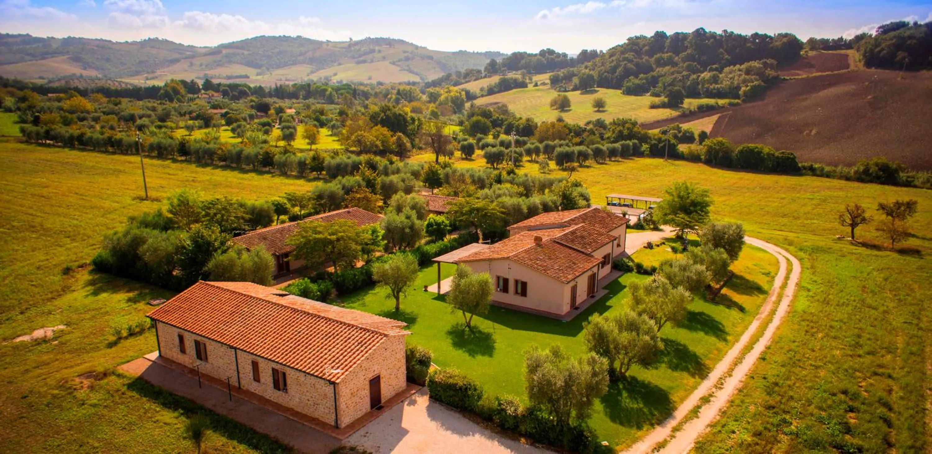 Bird's eye view in Bio Agriturismo Le Cascatelle