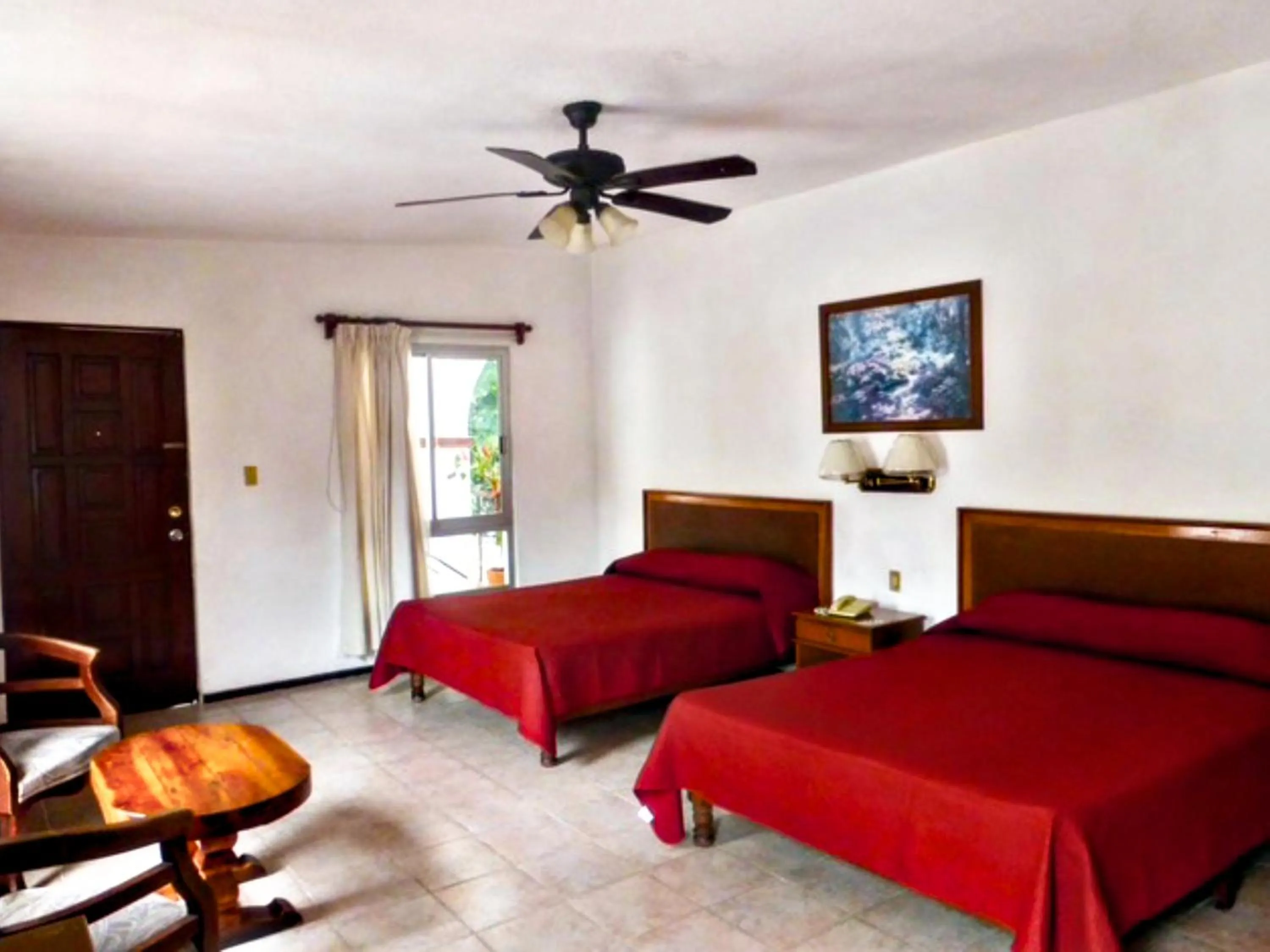 Bed in Hotel Bajo el Volcan