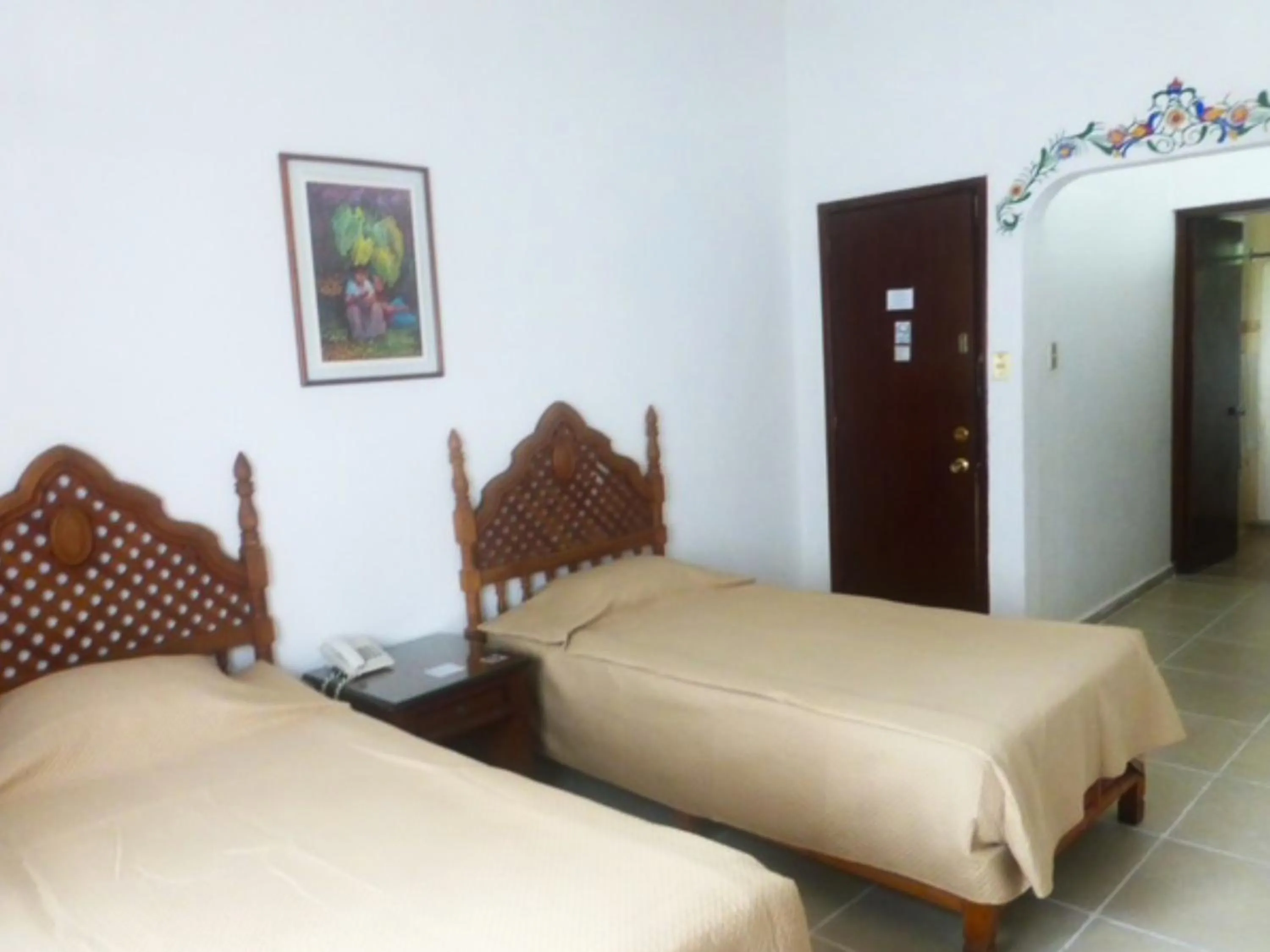 Bed in Hotel Bajo el Volcan