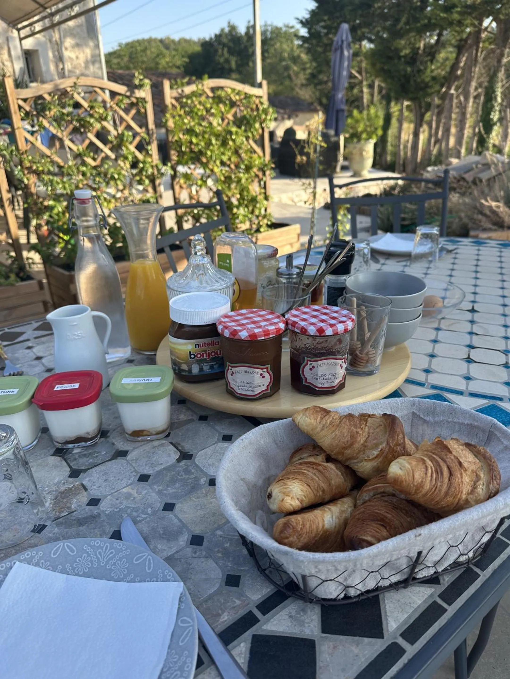 Breakfast in Le Moulin de Sonnailles
