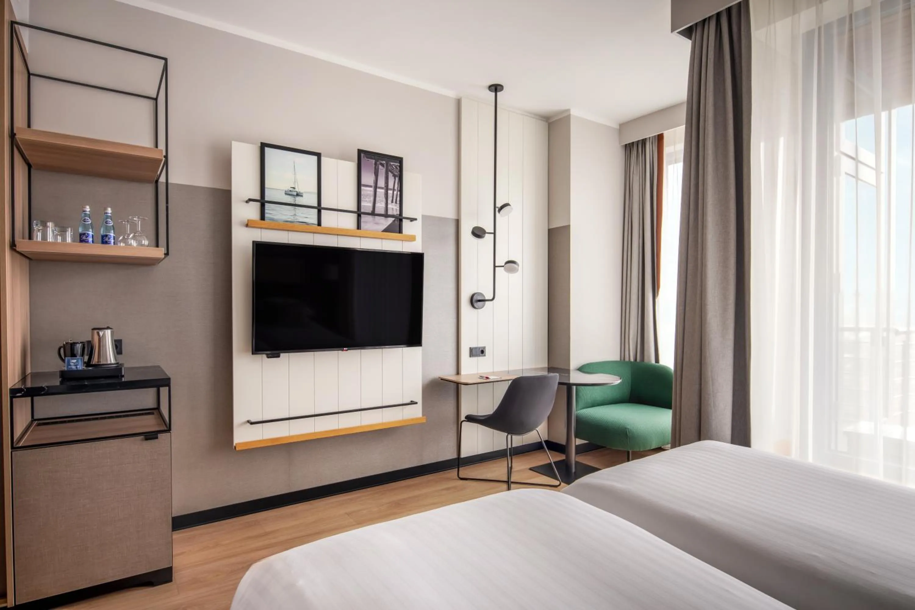 TV and multimedia, Bed in Sopot Marriott Resort & Spa