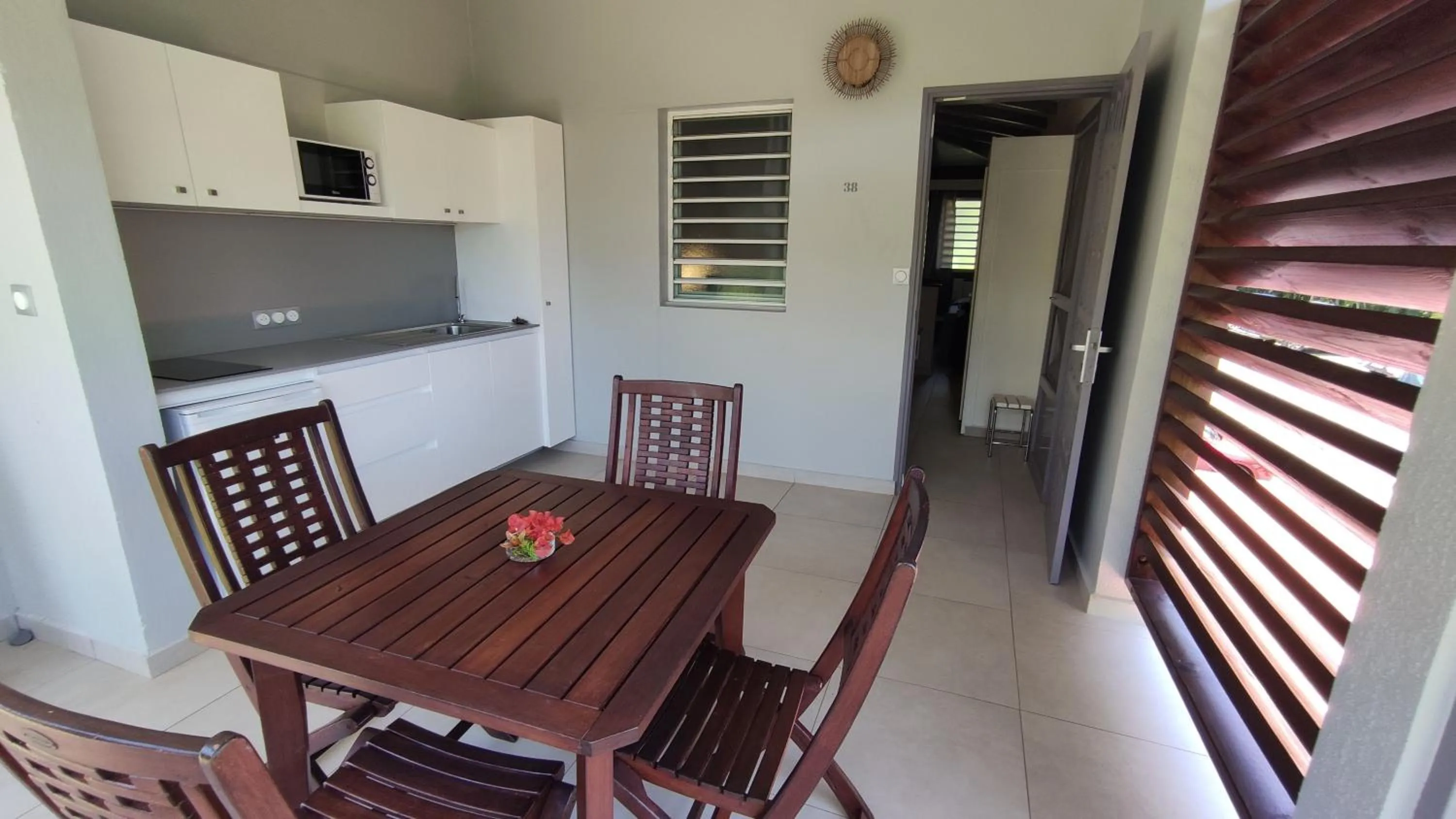 Kitchen or kitchenette in Habitation Grande Anse Résidence hôtelière