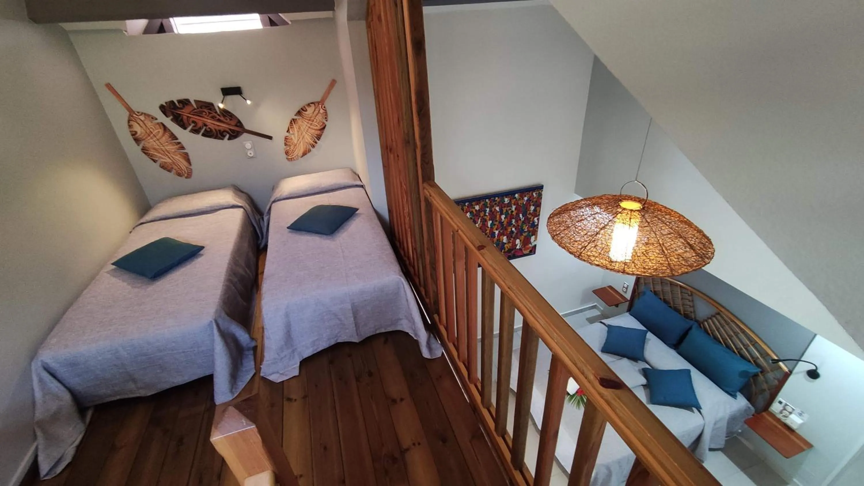 Bed in Habitation Grande Anse Résidence hôtelière