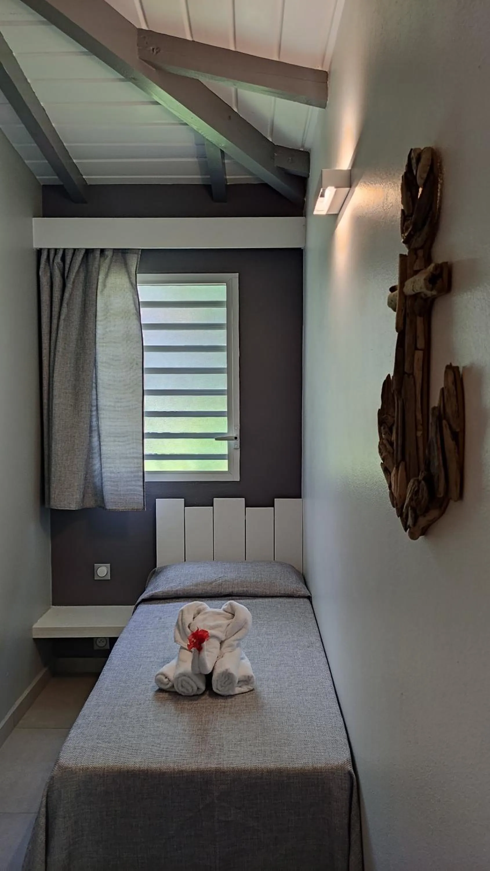 Bed in Habitation Grande Anse Résidence hôtelière