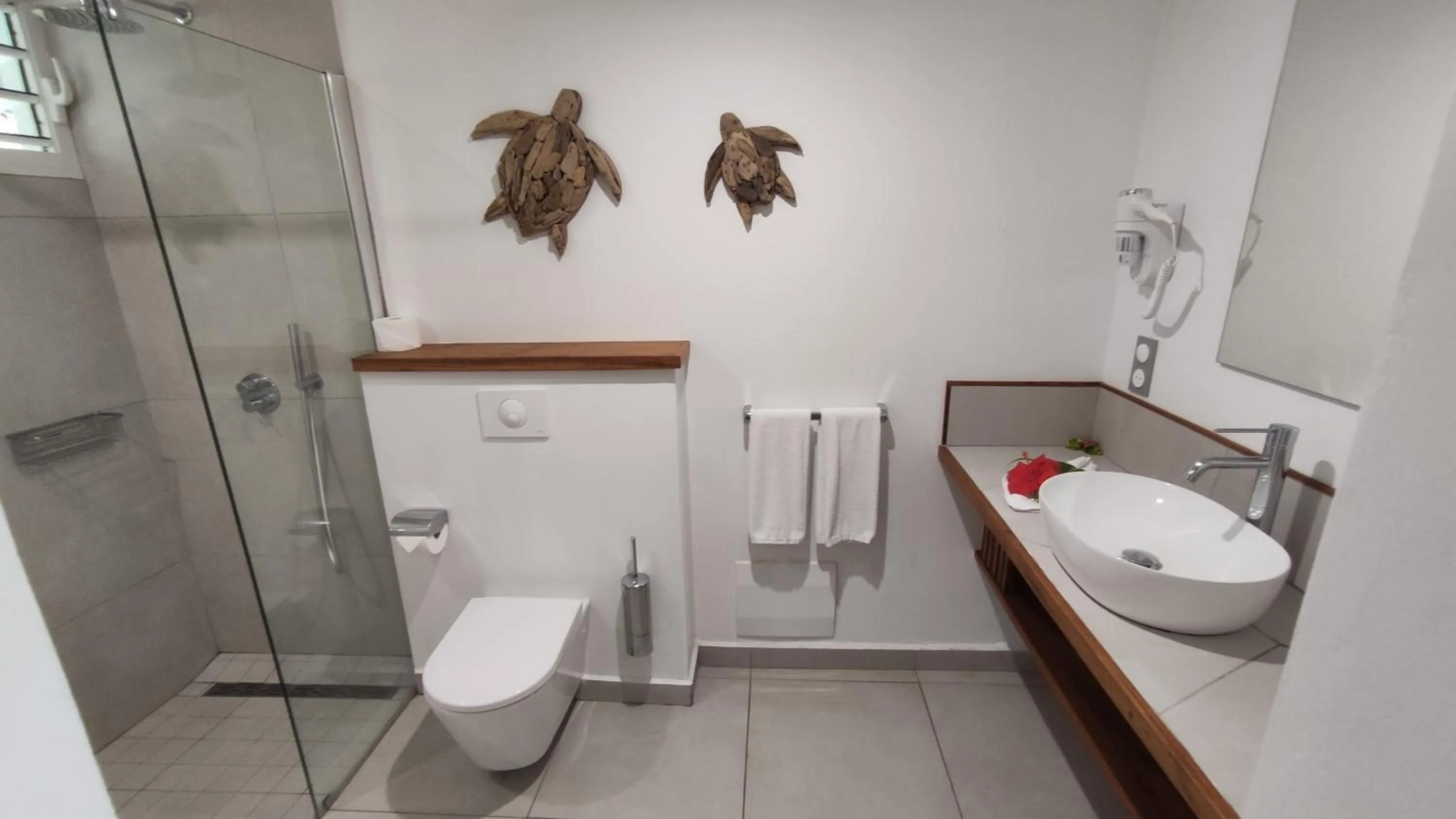 Bathroom in Habitation Grande Anse Résidence hôtelière