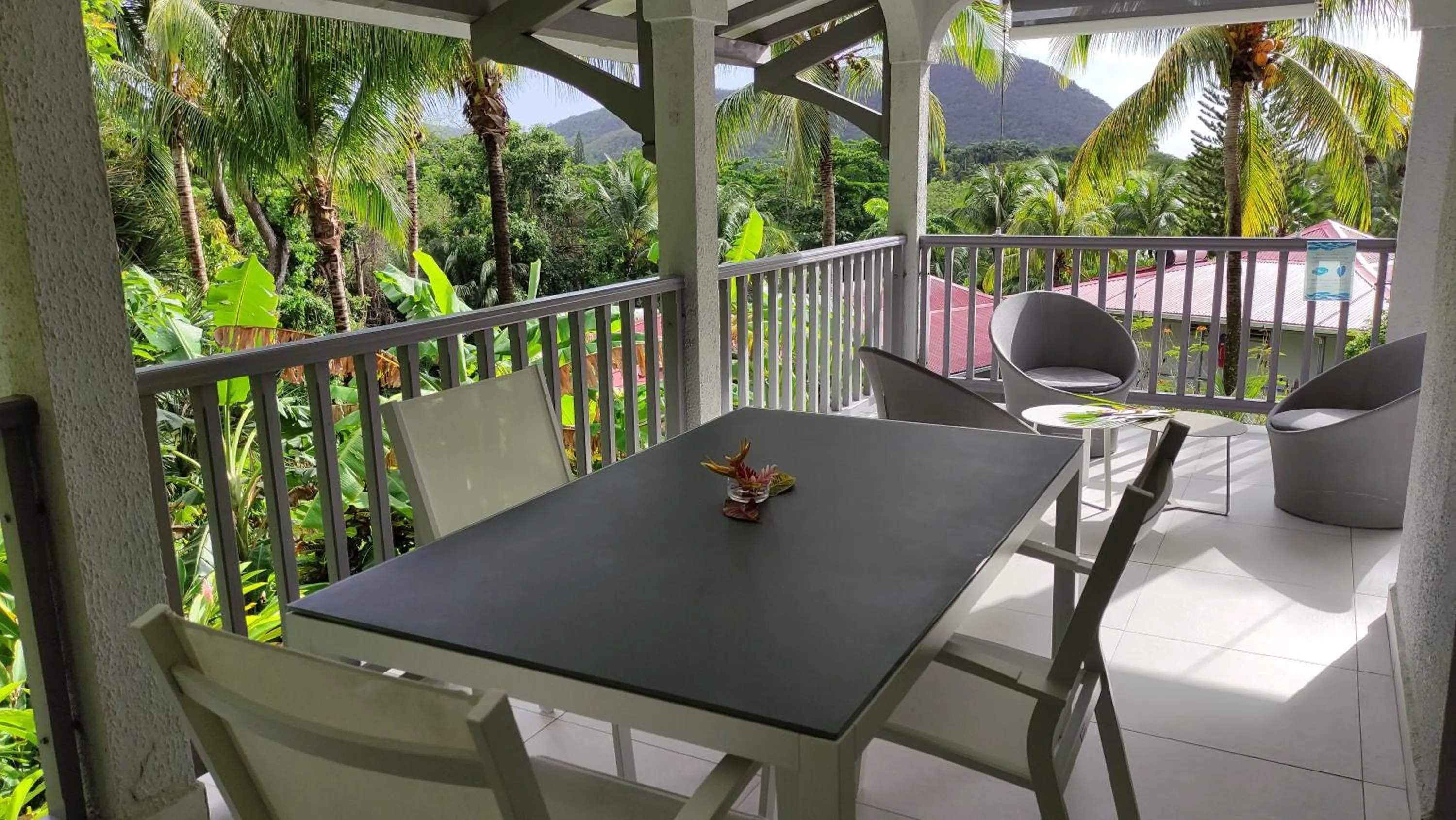 Living room in Habitation Grande Anse Résidence hôtelière