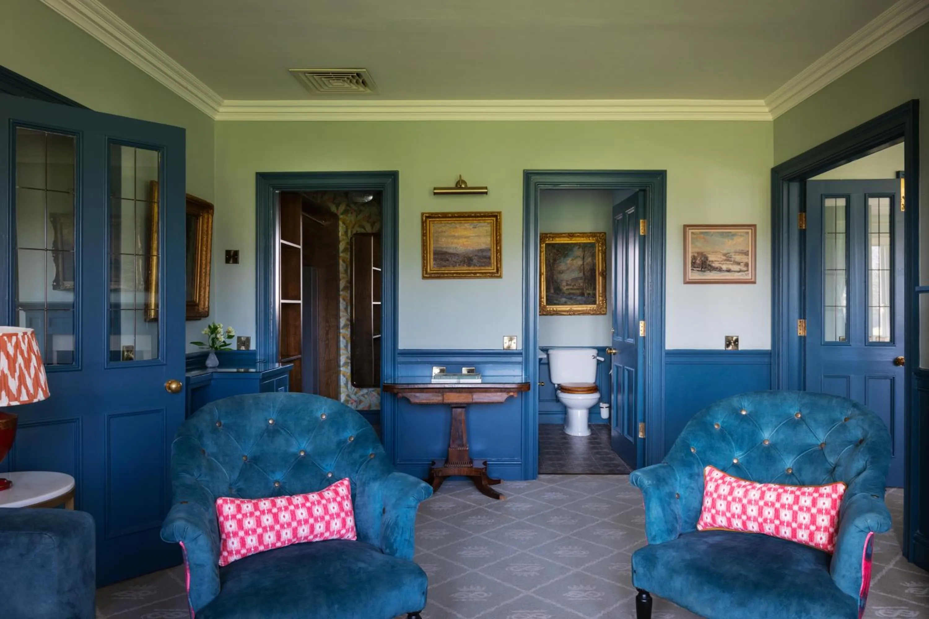 Seating area in The Devonshire Arms Hotel at Bolton Abbey