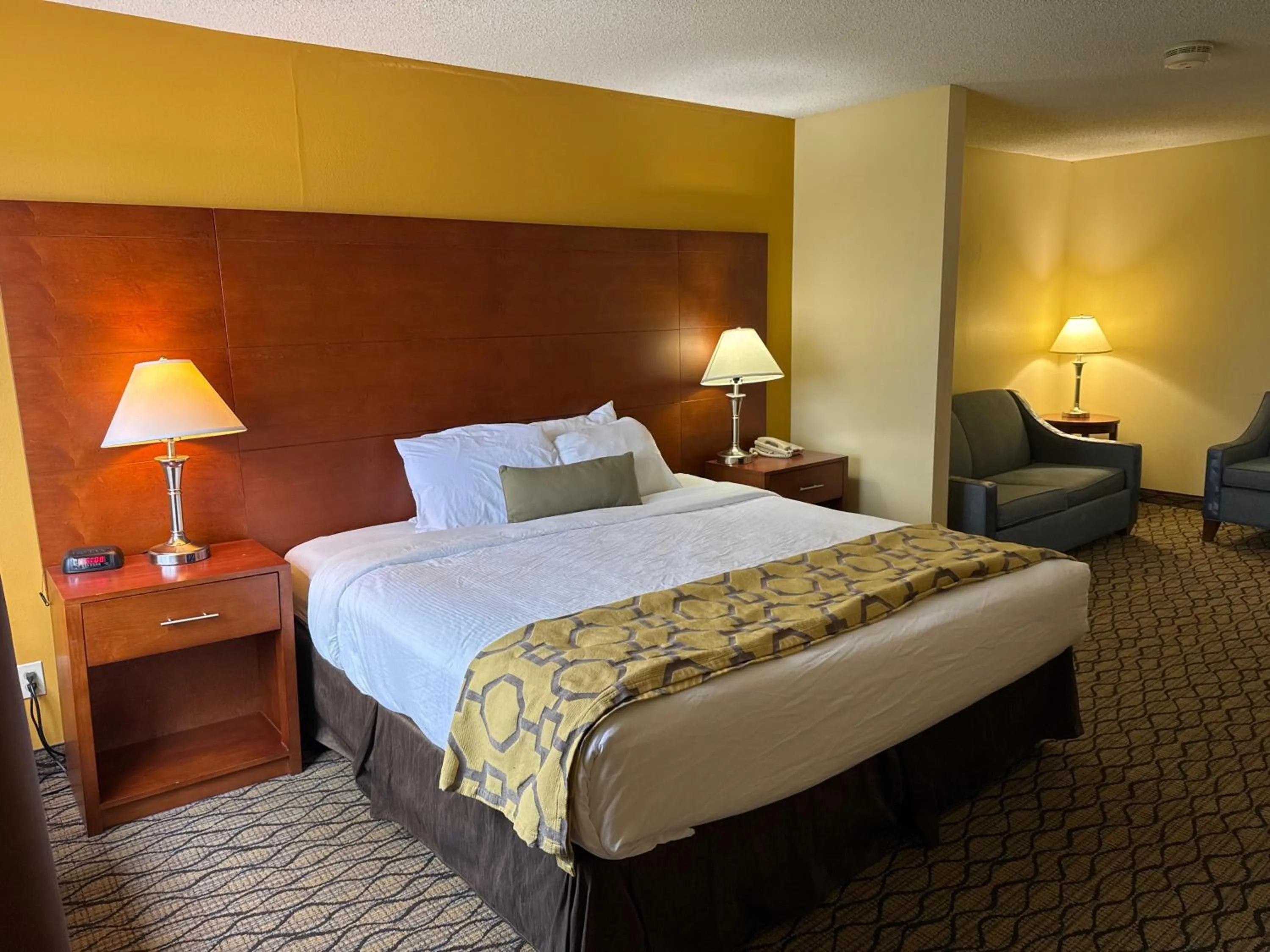 Bed in Baymont by Wyndham Mishawaka South Bend Area